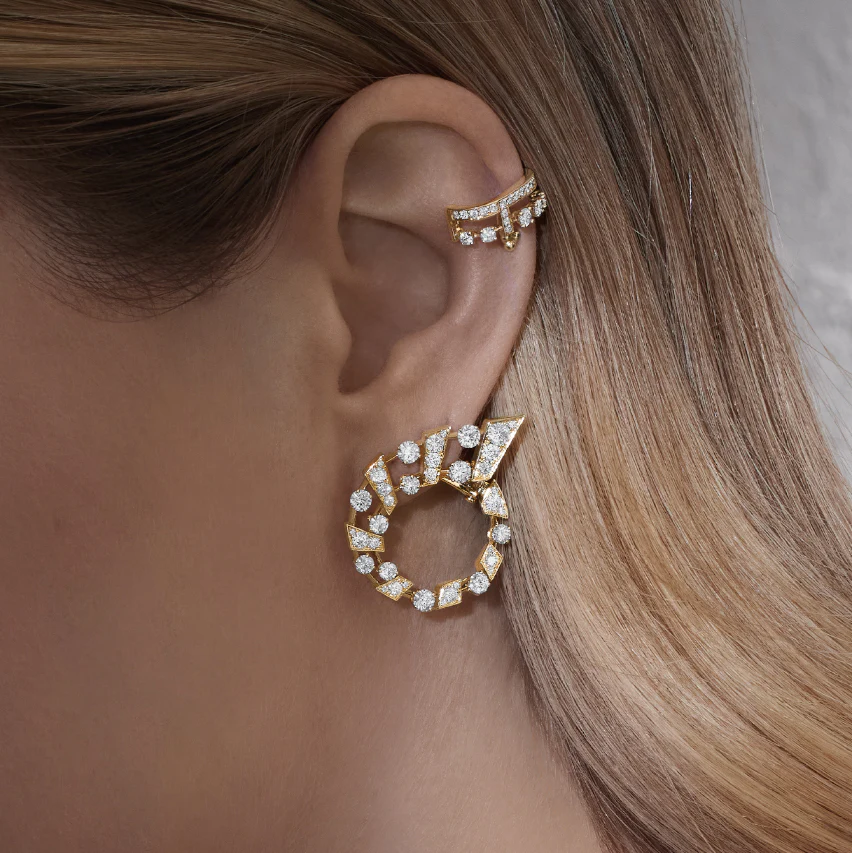 Fifth Avenue Diamond Post Earrings - Image 4