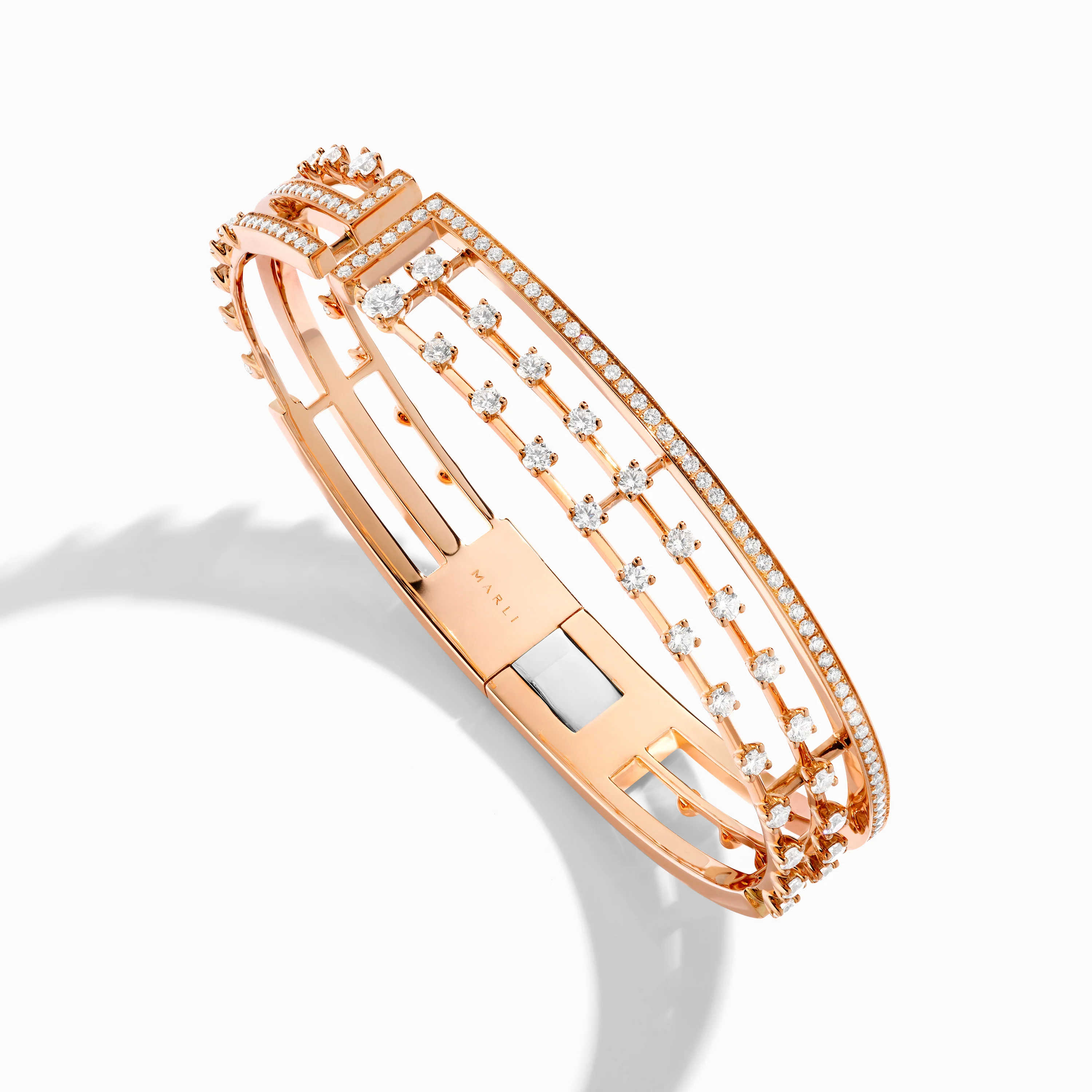 Avenues Open Hinged Statement Bracelet