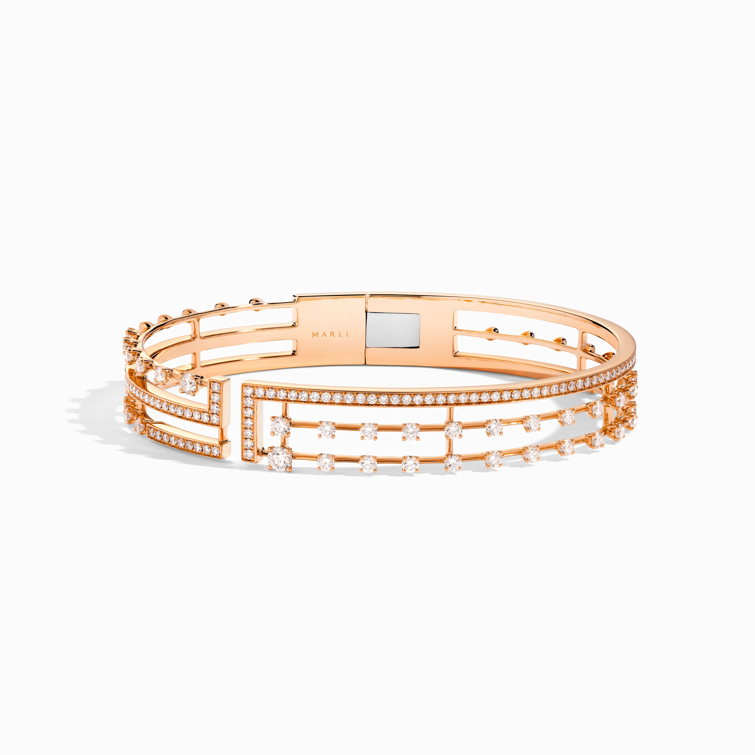 Avenues Open Hinged Statement Bracelet - Image 2