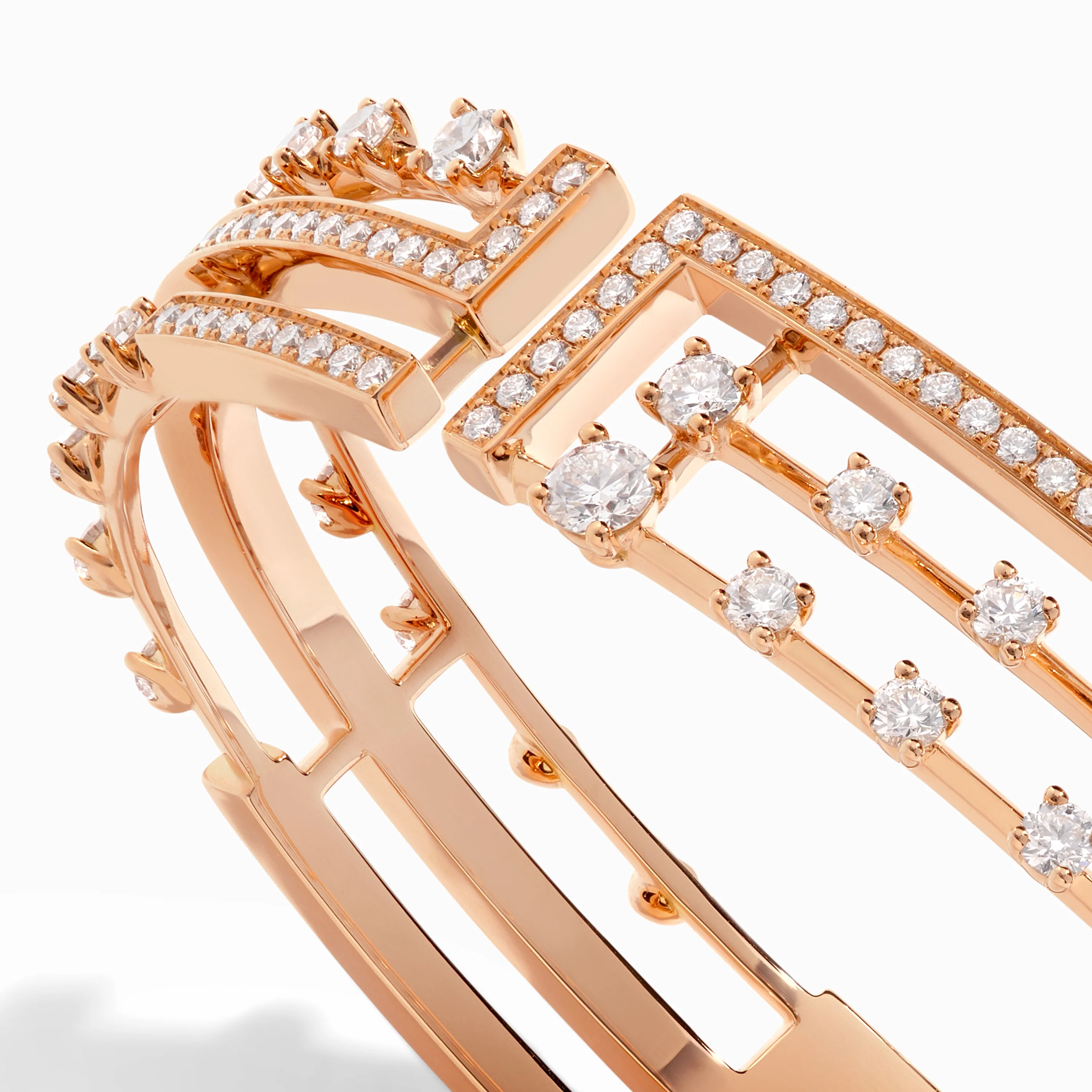 Avenues Open Hinged Statement Bracelet - Image 3