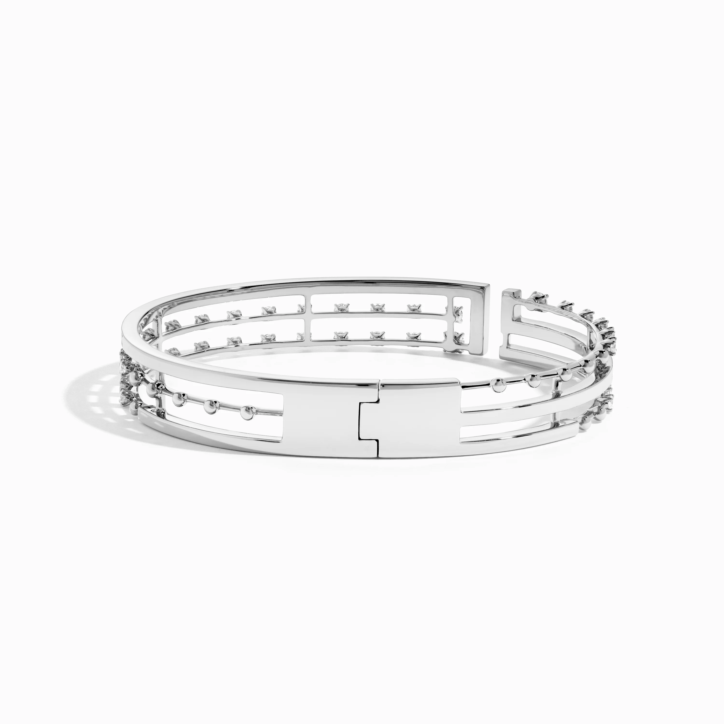 Avenues Open Hinged Statement Bracelet - Image 4