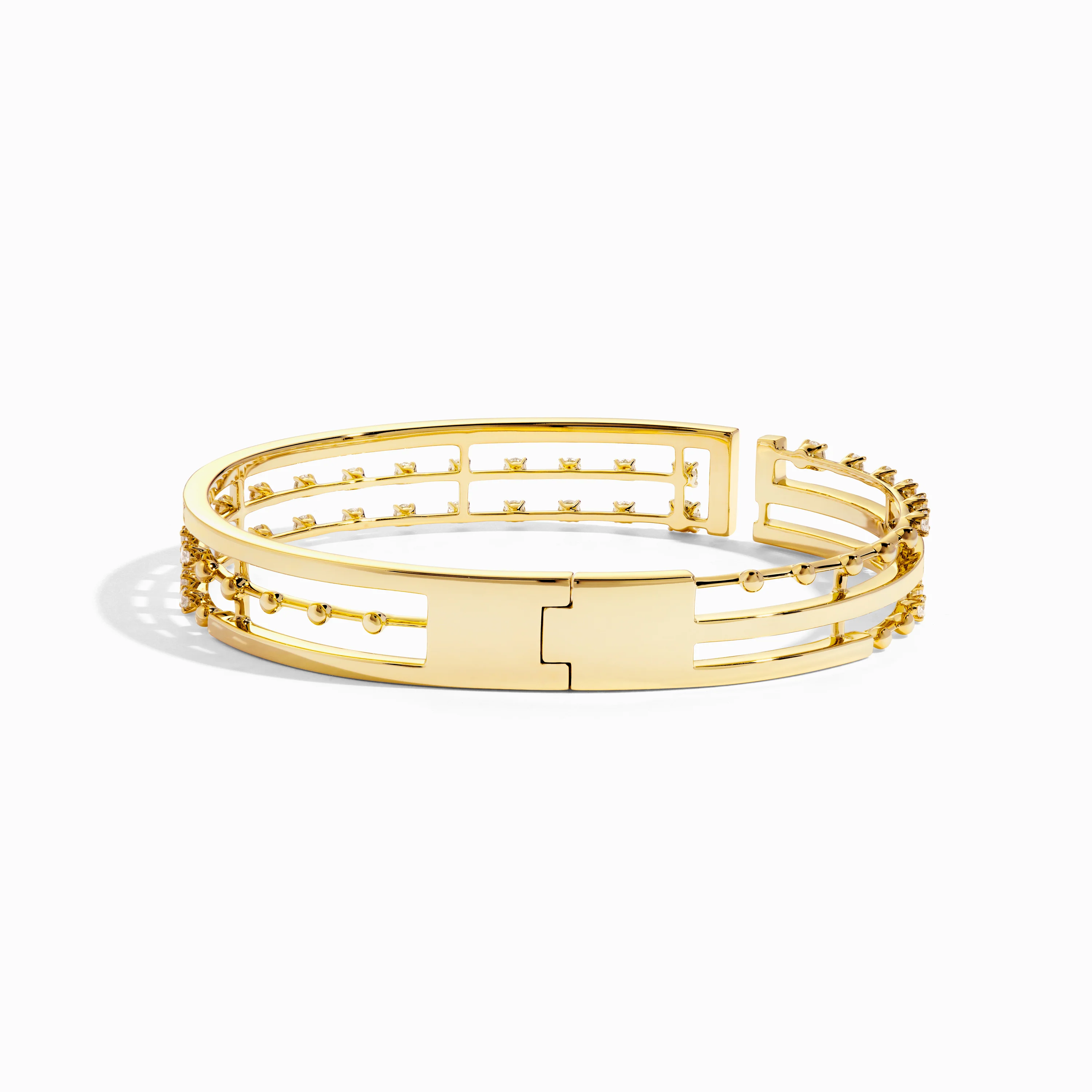 Avenues Open Hinged Statement Bracelet - Image 4