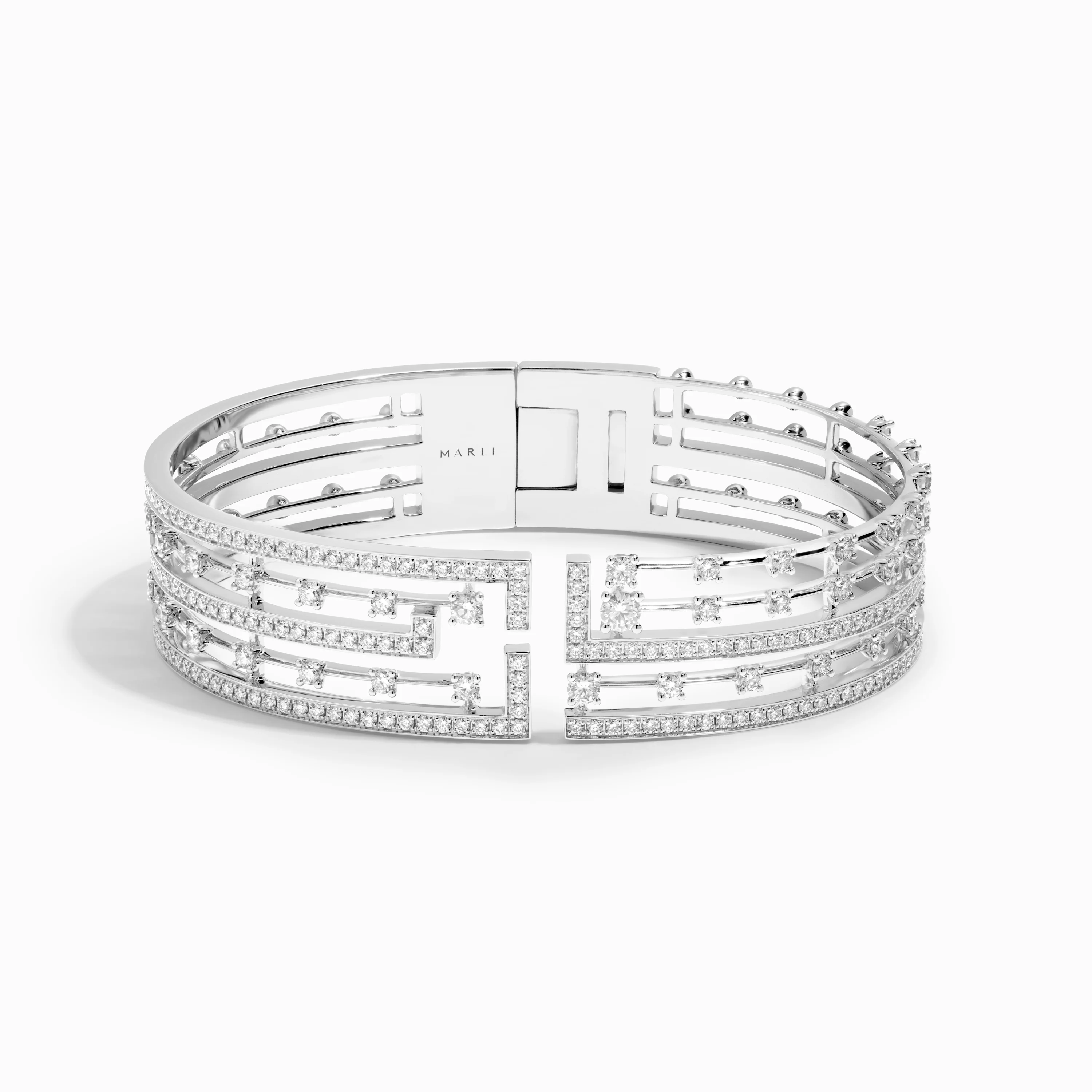 Avenues Statement Hinged Bracelet - Image 2