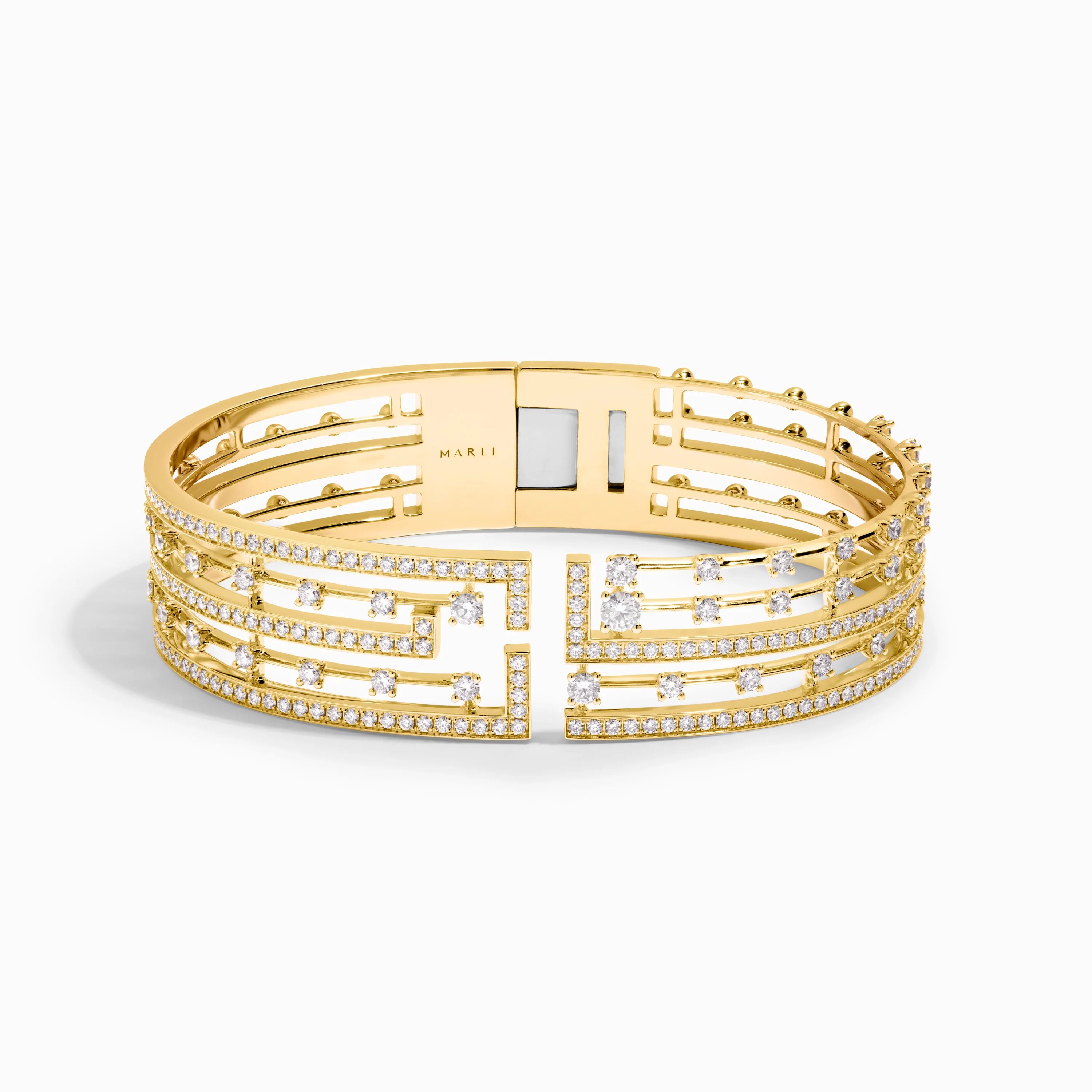 Avenues Statement Hinged Bracelet - Image 2