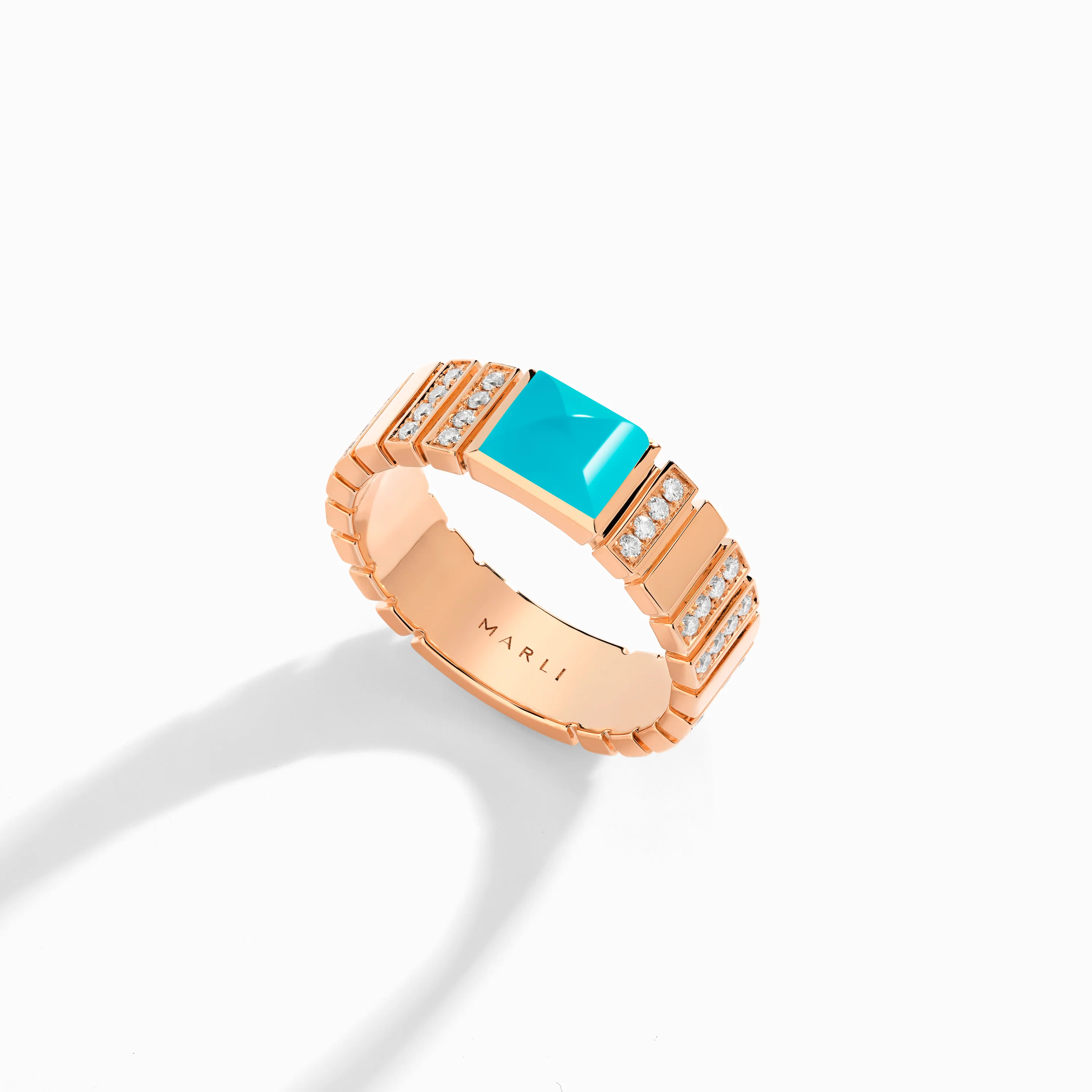Cleo 2 Link Diamond Ring - Image 14