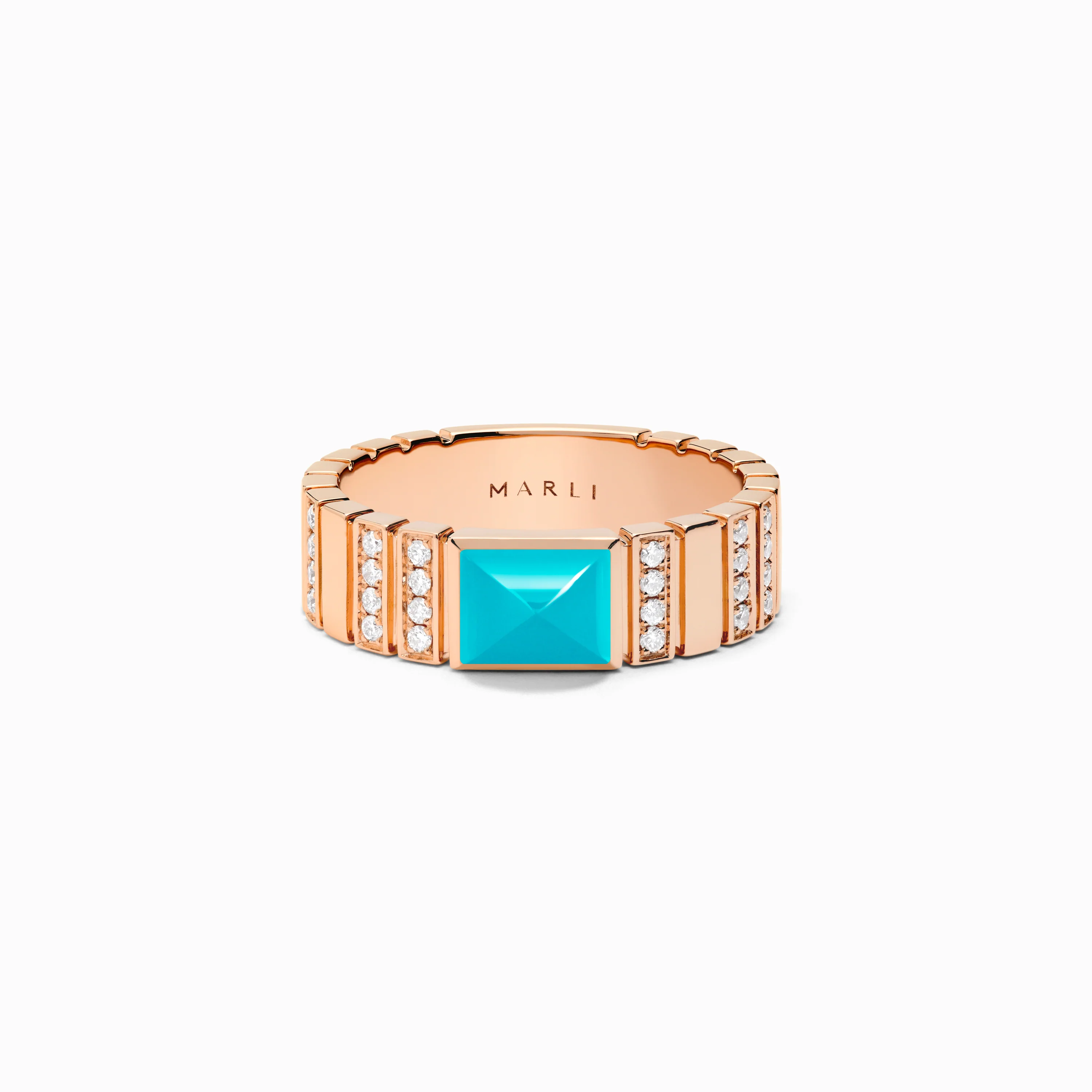 Cleo 2 Link Diamond Ring - Image 15