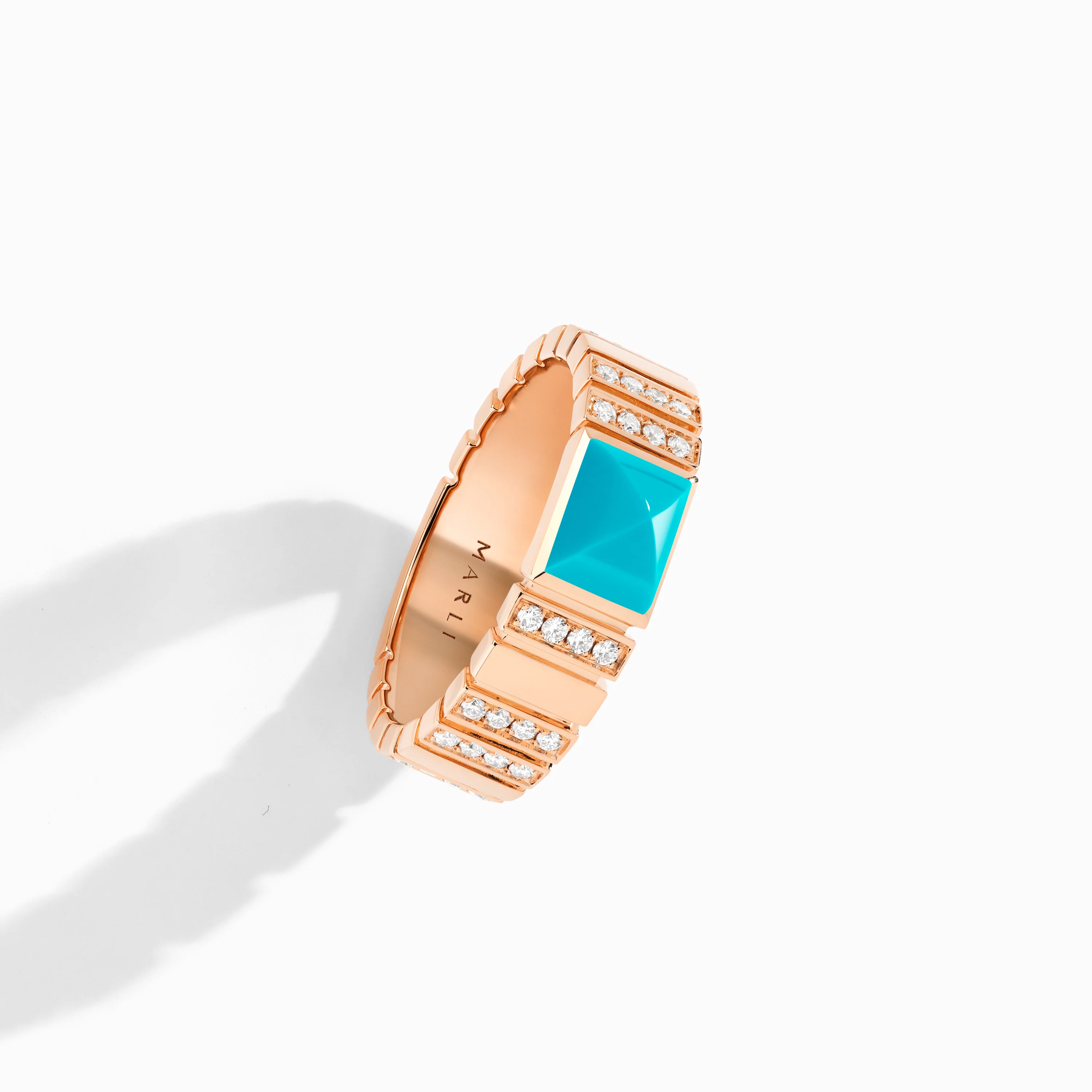 Cleo 2 Link Diamond Ring - Image 16