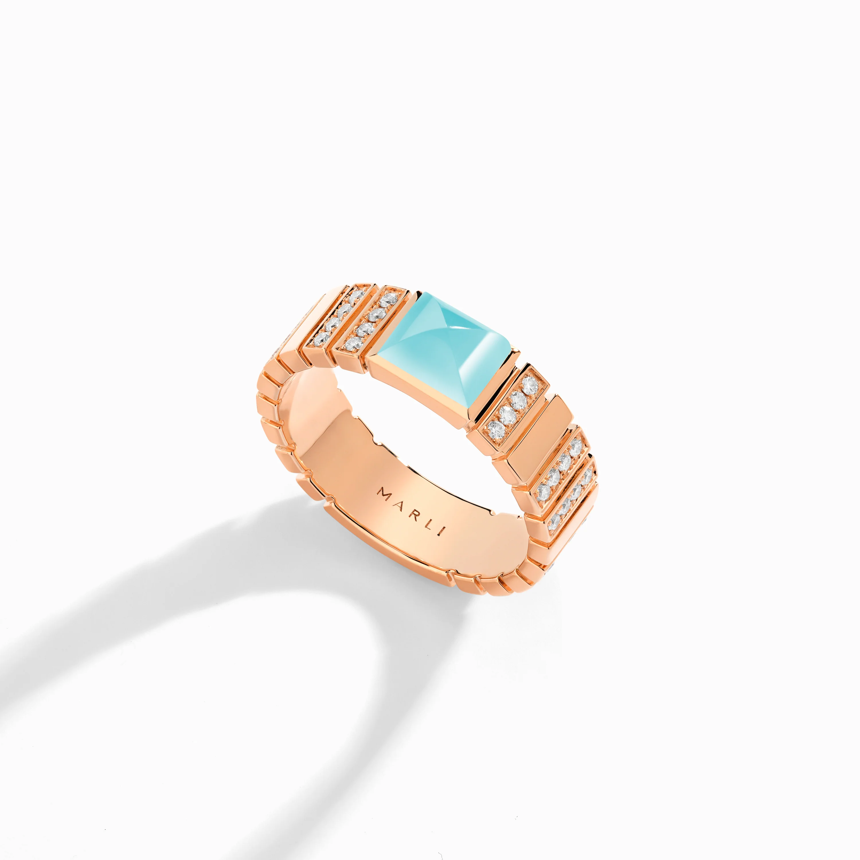 Cleo 2 Link Diamond Ring - Image 18
