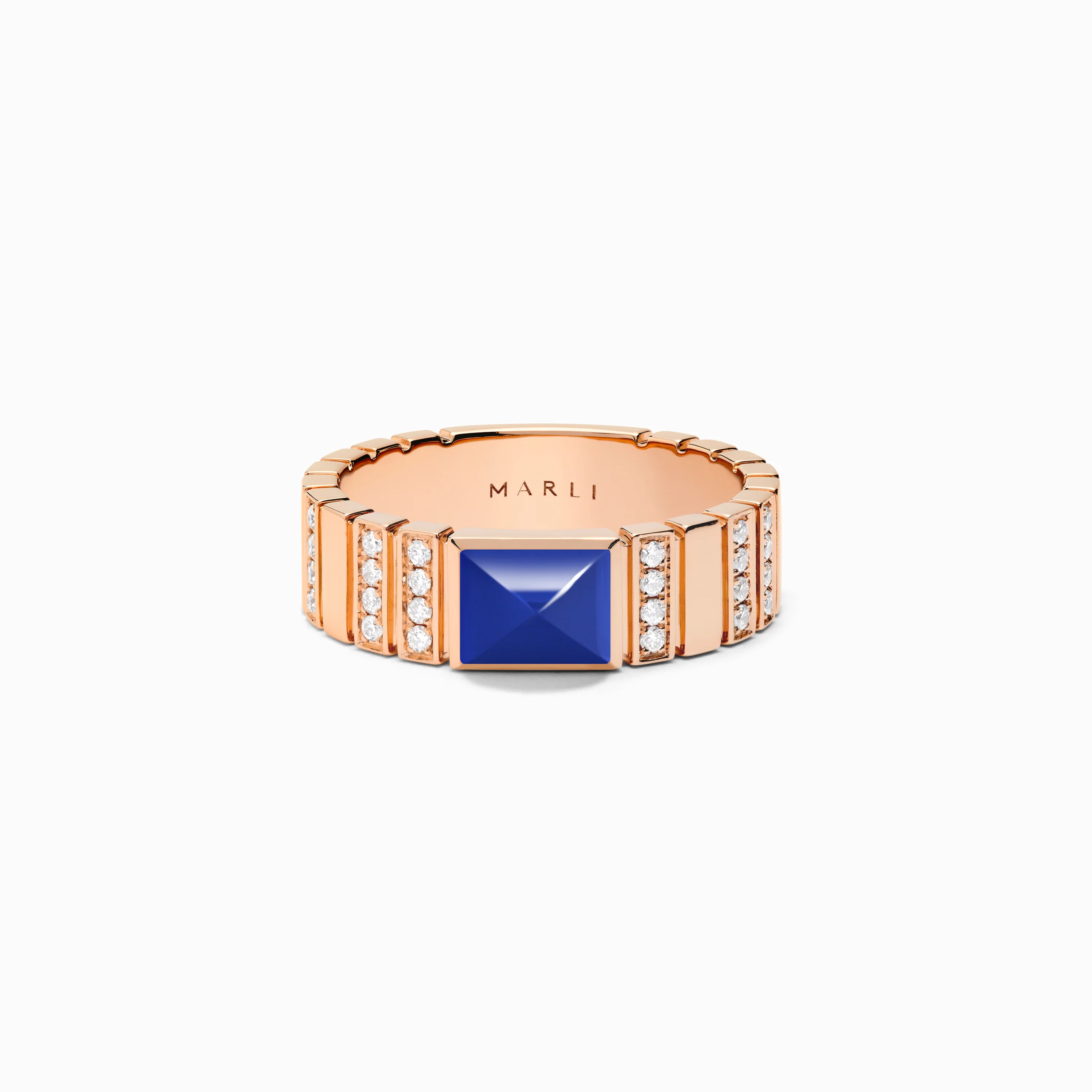 Cleo 2 Link Diamond Ring - Image 6