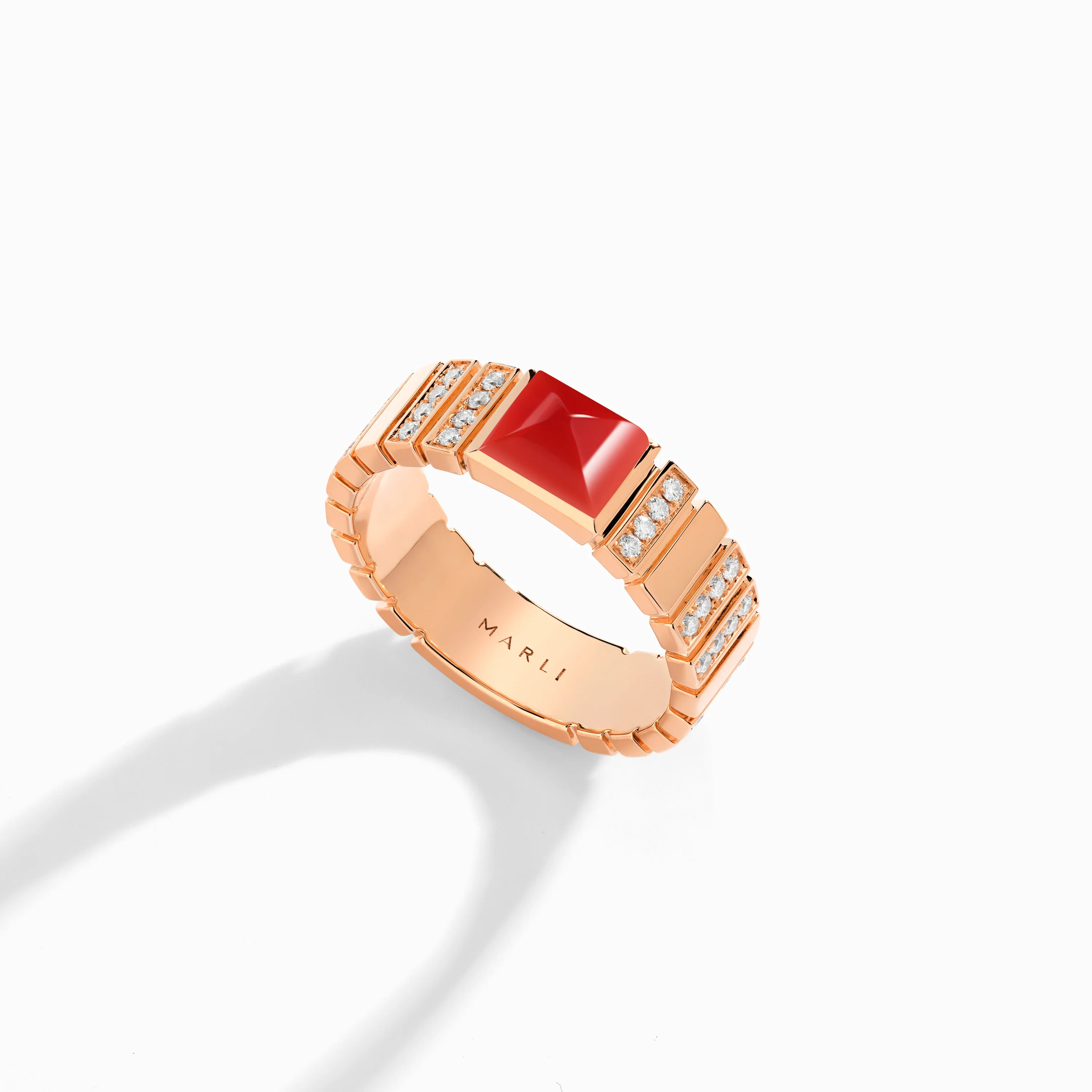 Cleo 2 Link Diamond Ring - Image 9