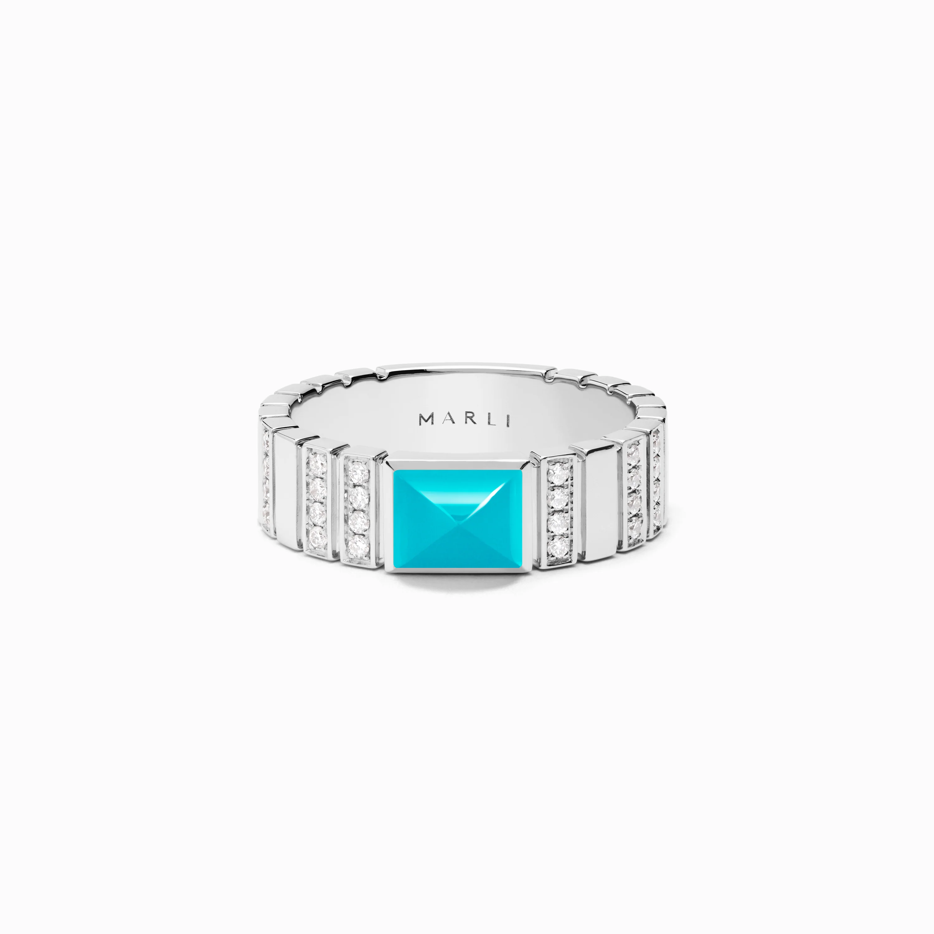 Cleo 2 Link Diamond Ring - Image 10