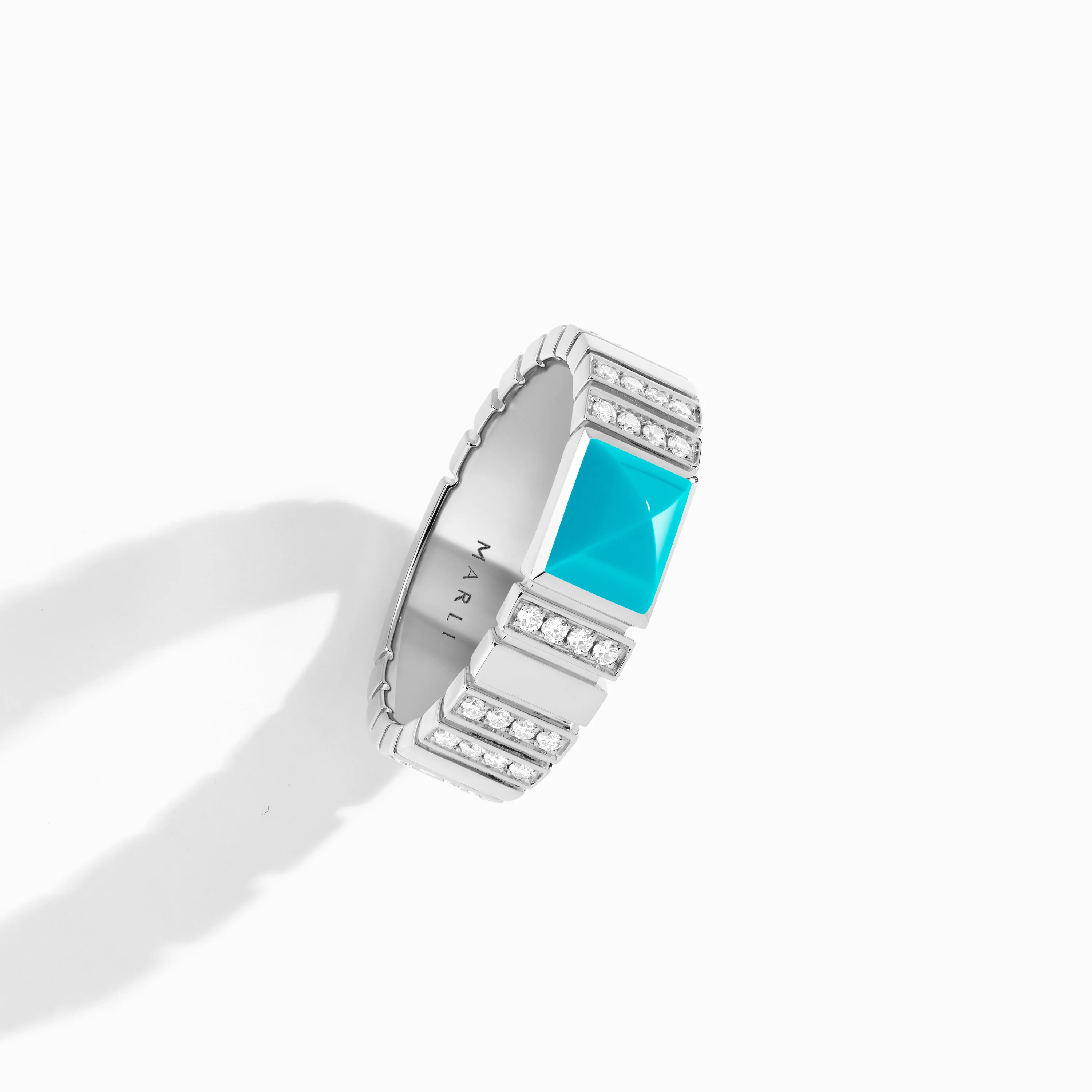 Cleo 2 Link Diamond Ring - Image 11