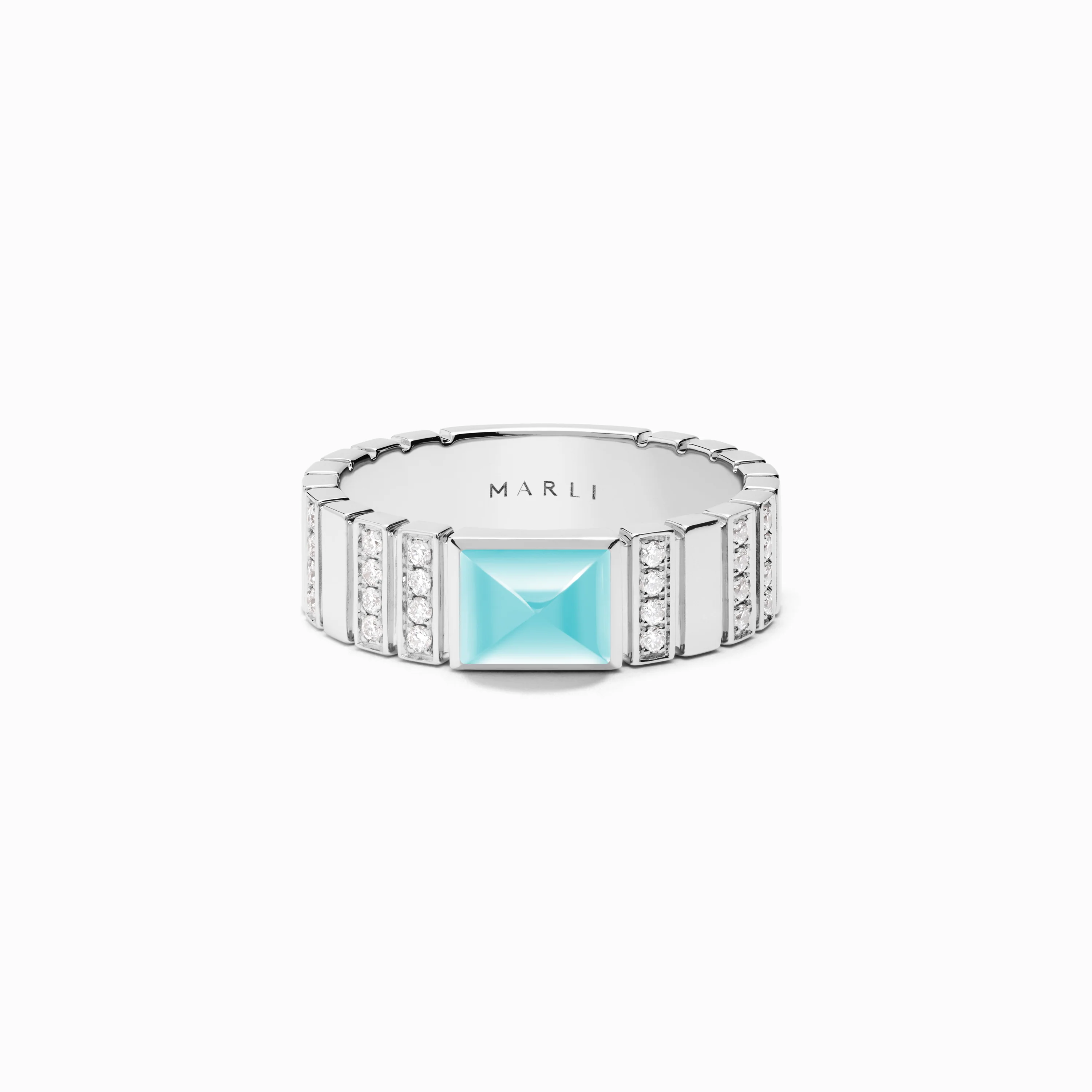 Cleo 2 Link Diamond Ring - Image 14