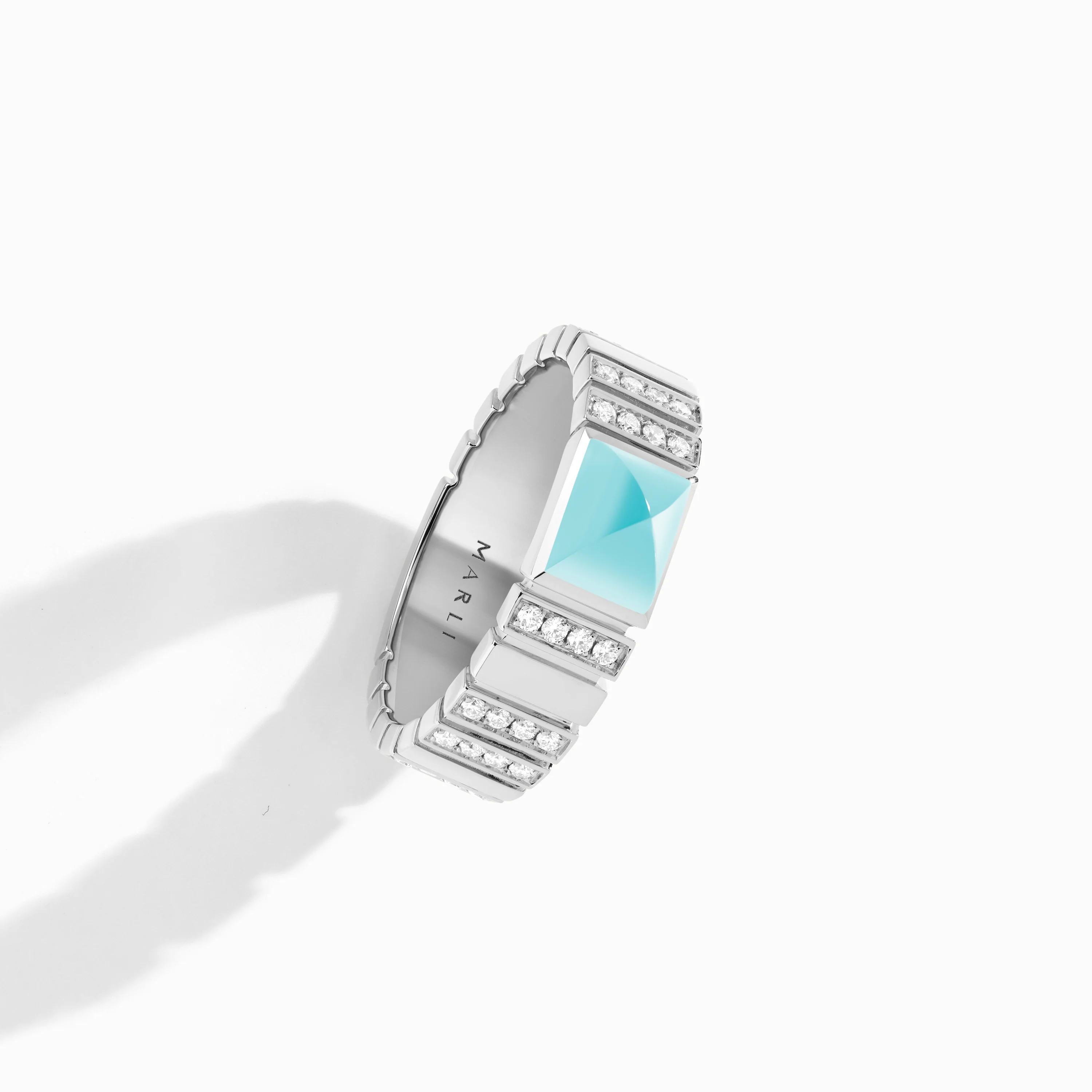 Cleo 2 Link Diamond Ring - Image 15
