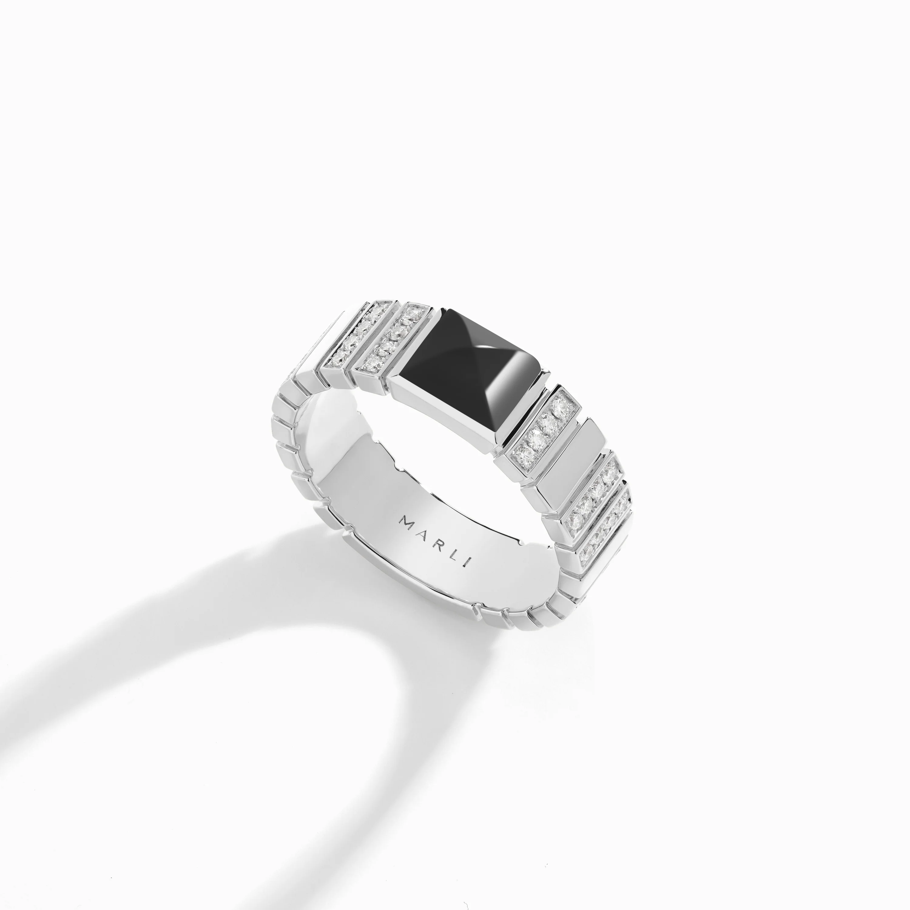 Cleo 2 Link Diamond Ring - Image 17