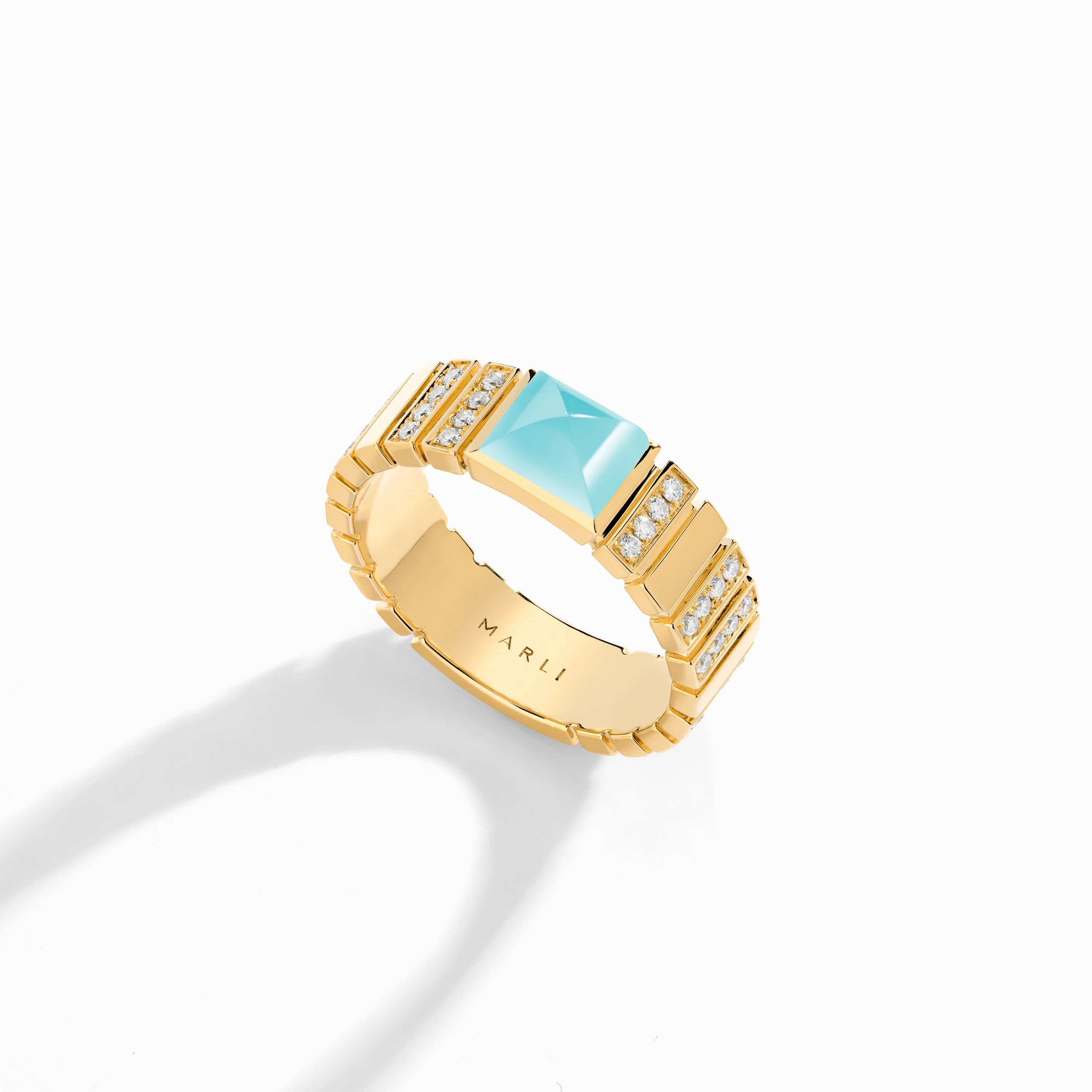 Cleo 2 Link Diamond Ring - Image 10
