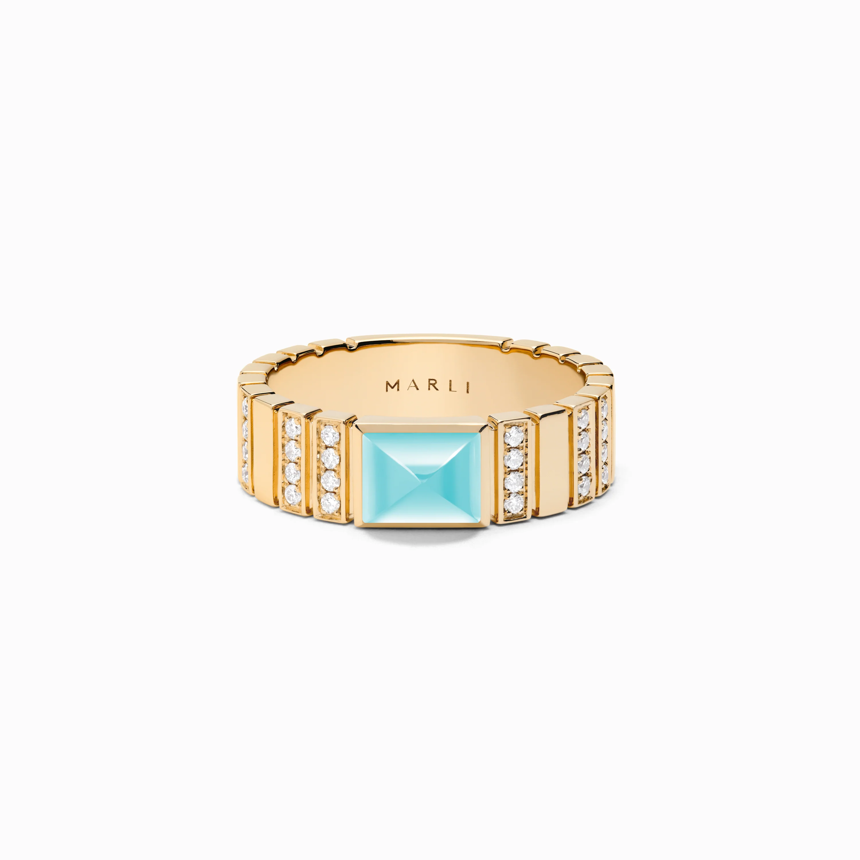 Cleo 2 Link Diamond Ring - Image 11