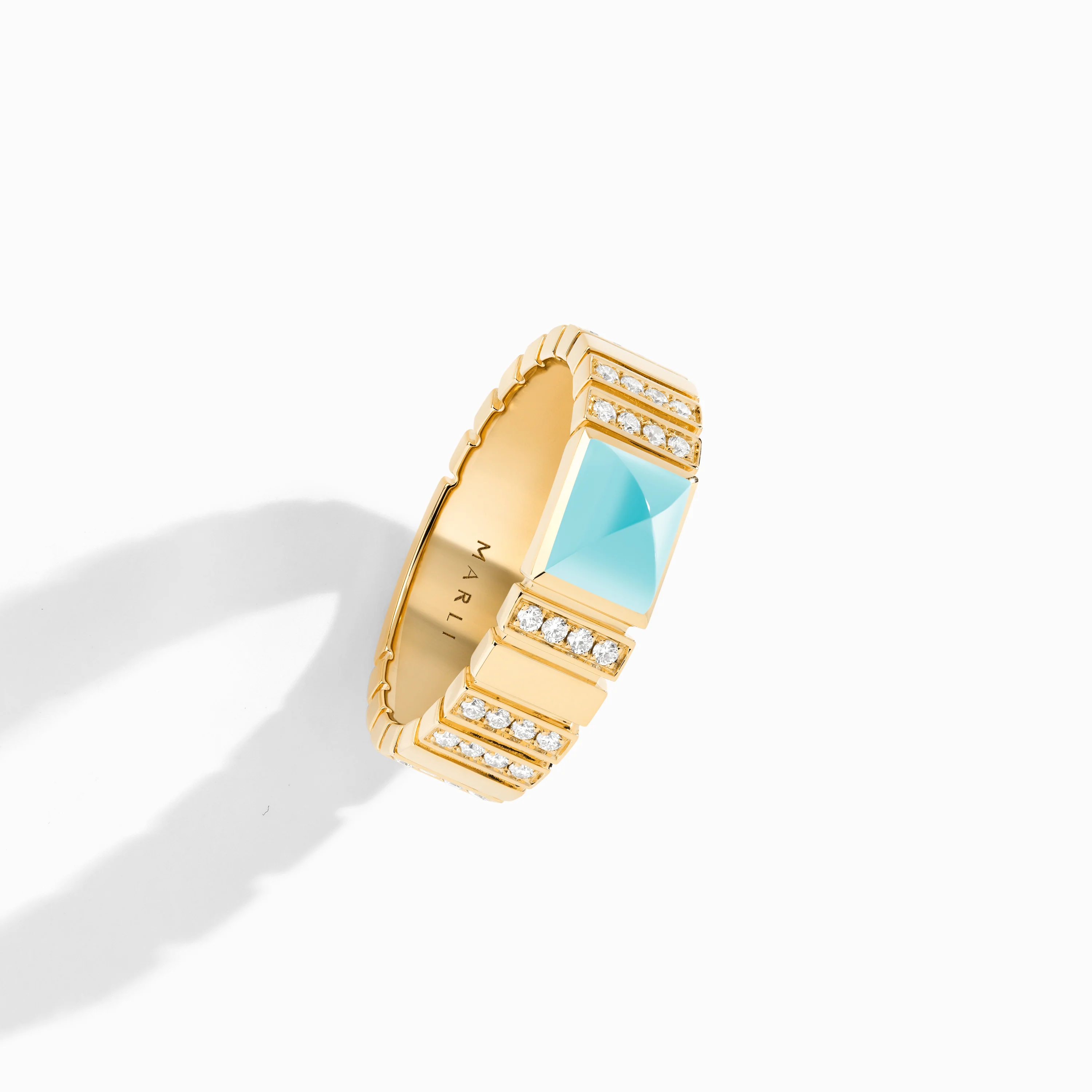 Cleo 2 Link Diamond Ring - Image 12