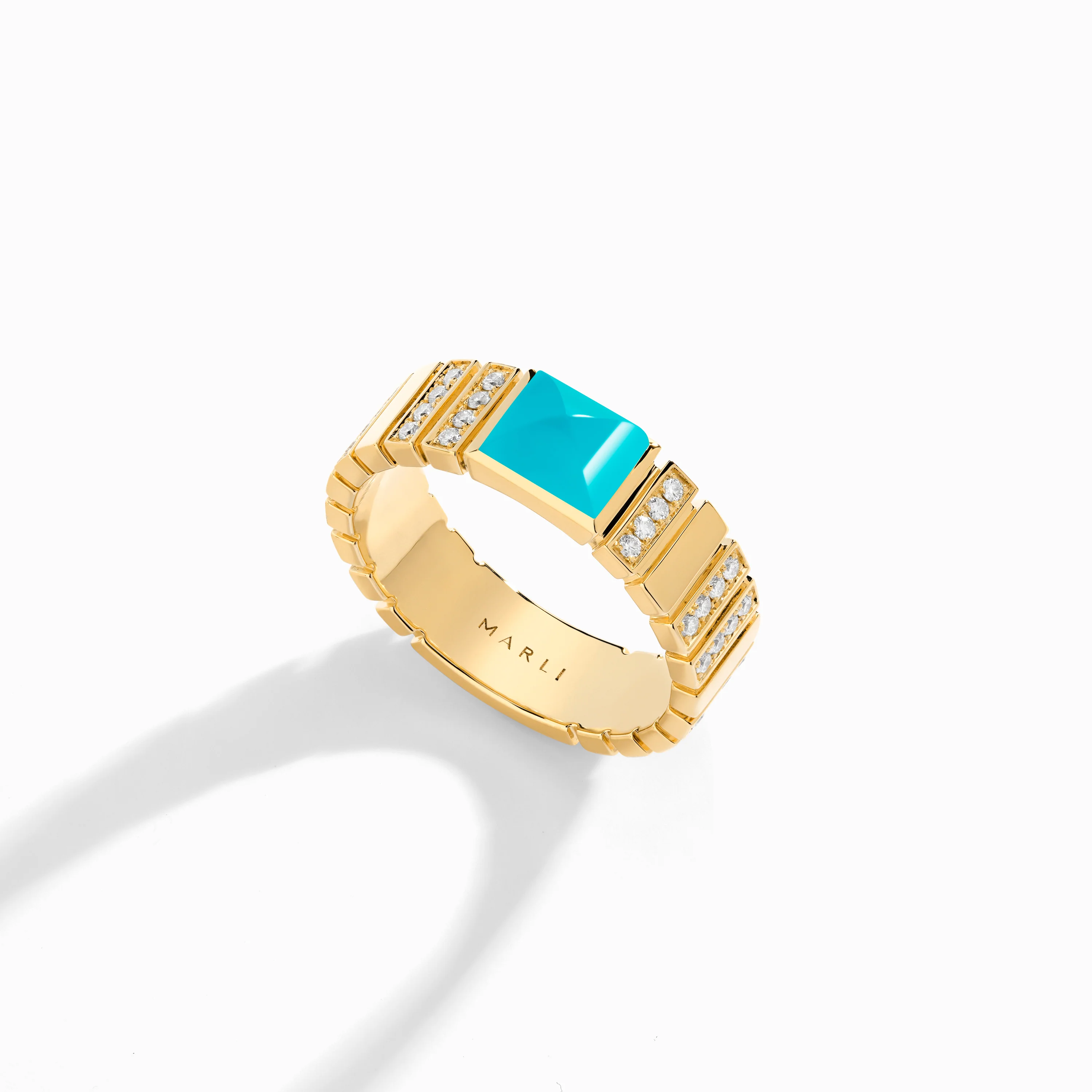 Cleo 2 Link Diamond Ring - Image 6