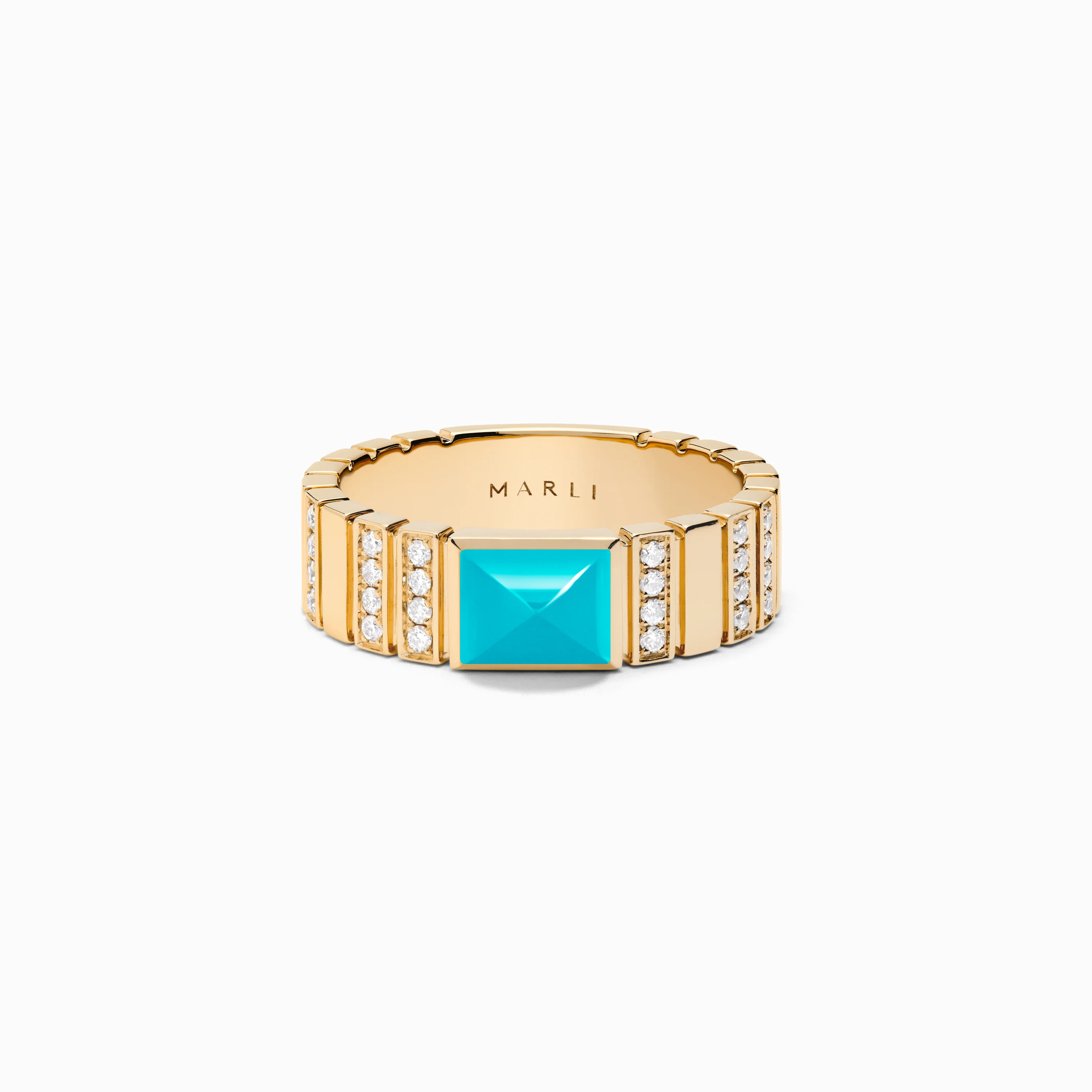 Cleo 2 Link Diamond Ring - Image 7