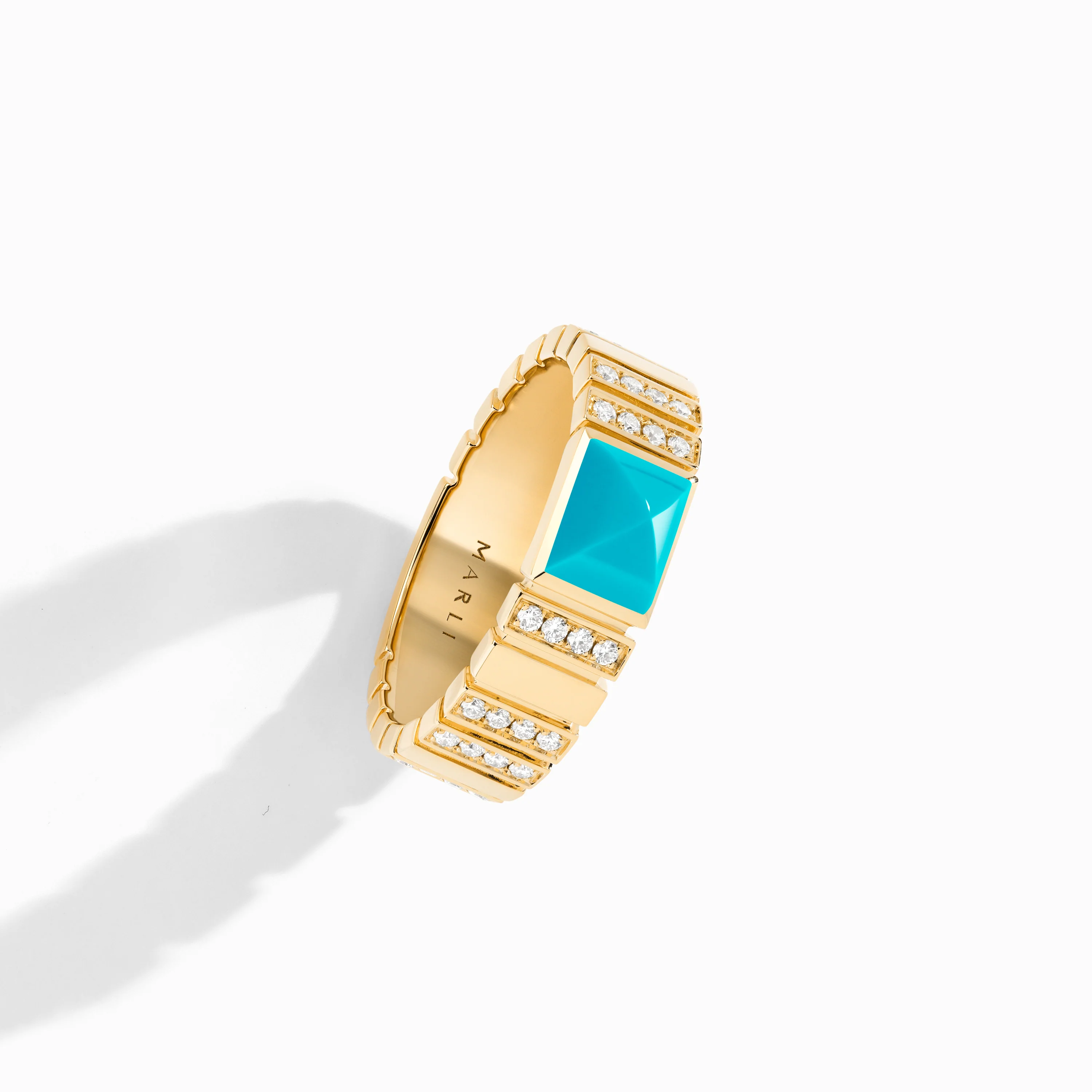 Cleo 2 Link Diamond Ring - Image 8