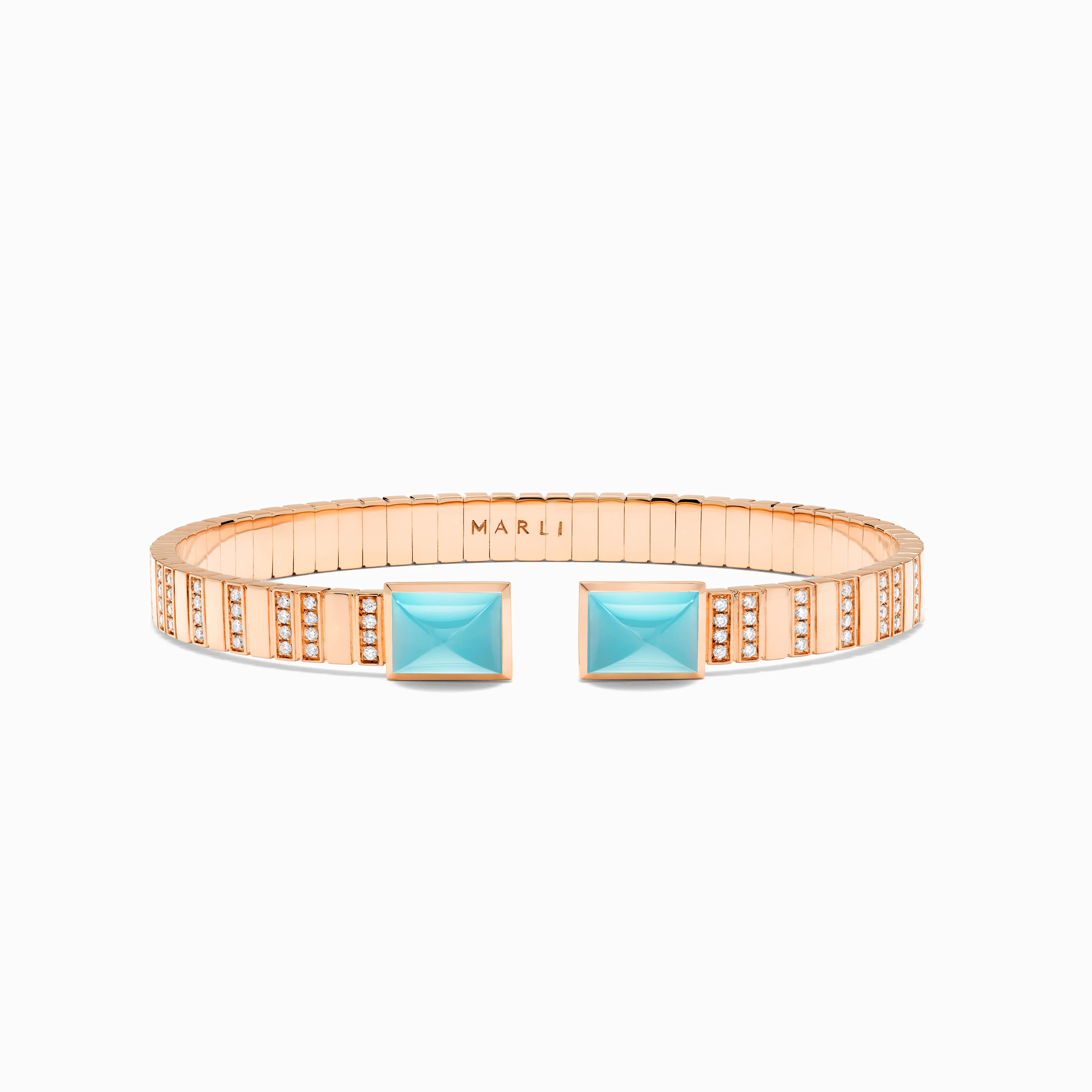 Cleo 2 Link Diamond Slip-On Bracelet - Image 14