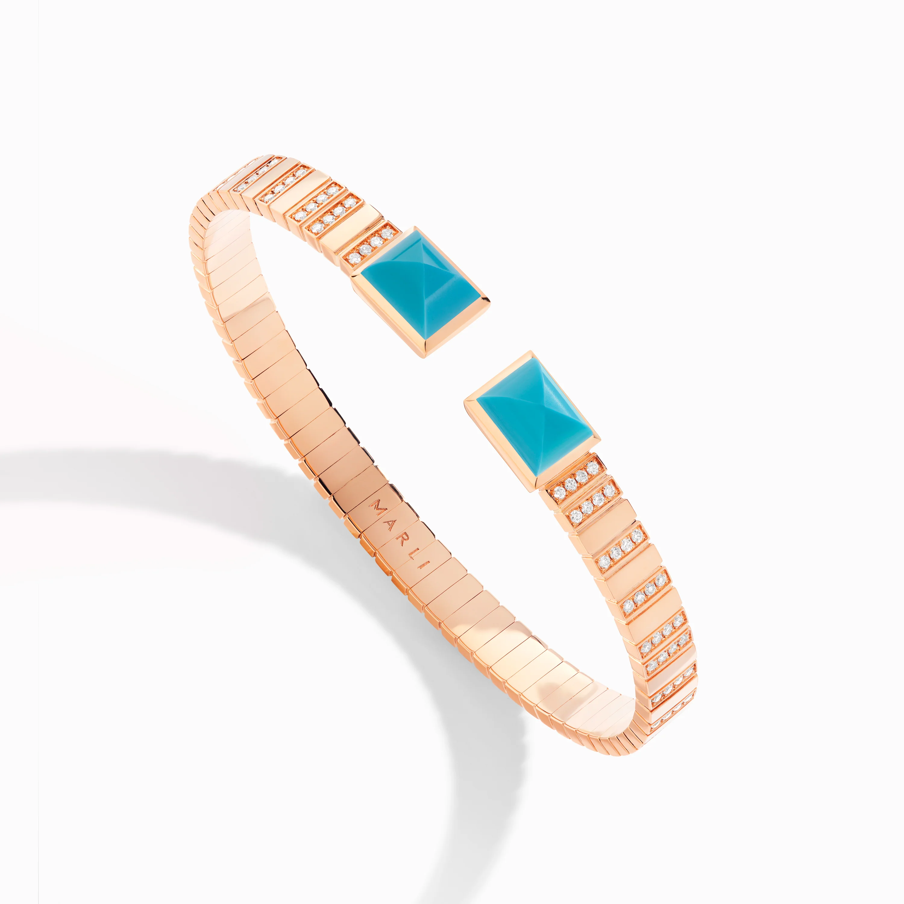 Cleo 2 Link Diamond Slip-On Bracelet - Image 5