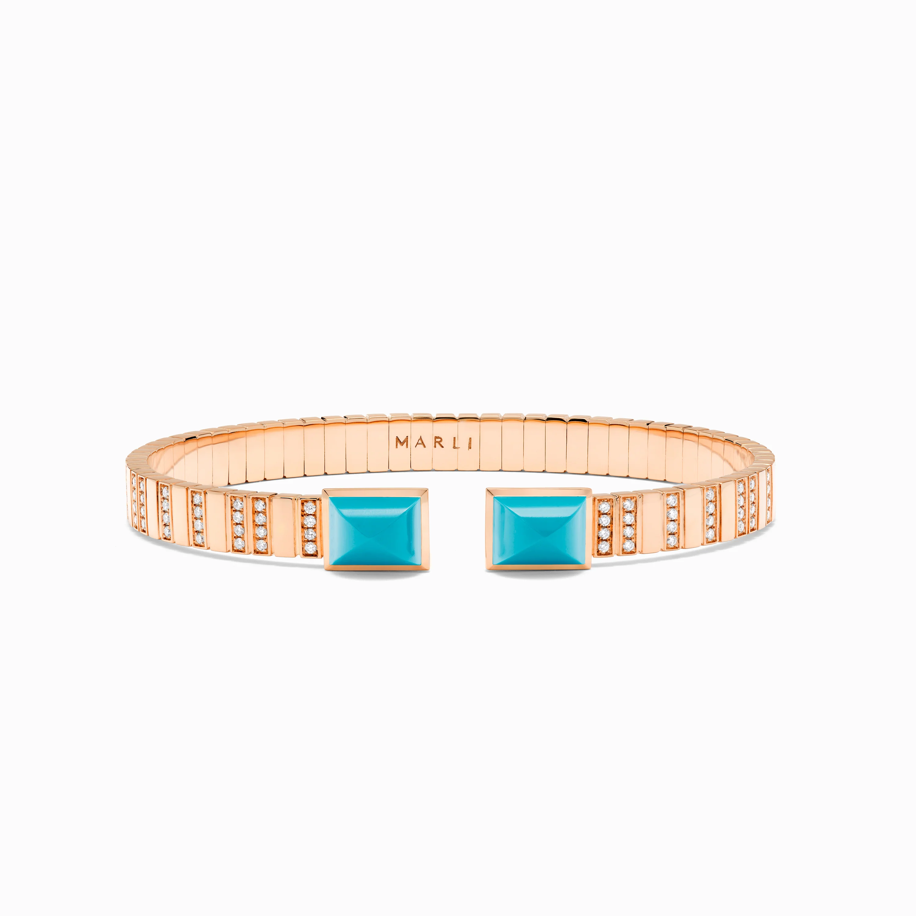 Cleo 2 Link Diamond Slip-On Bracelet - Image 6