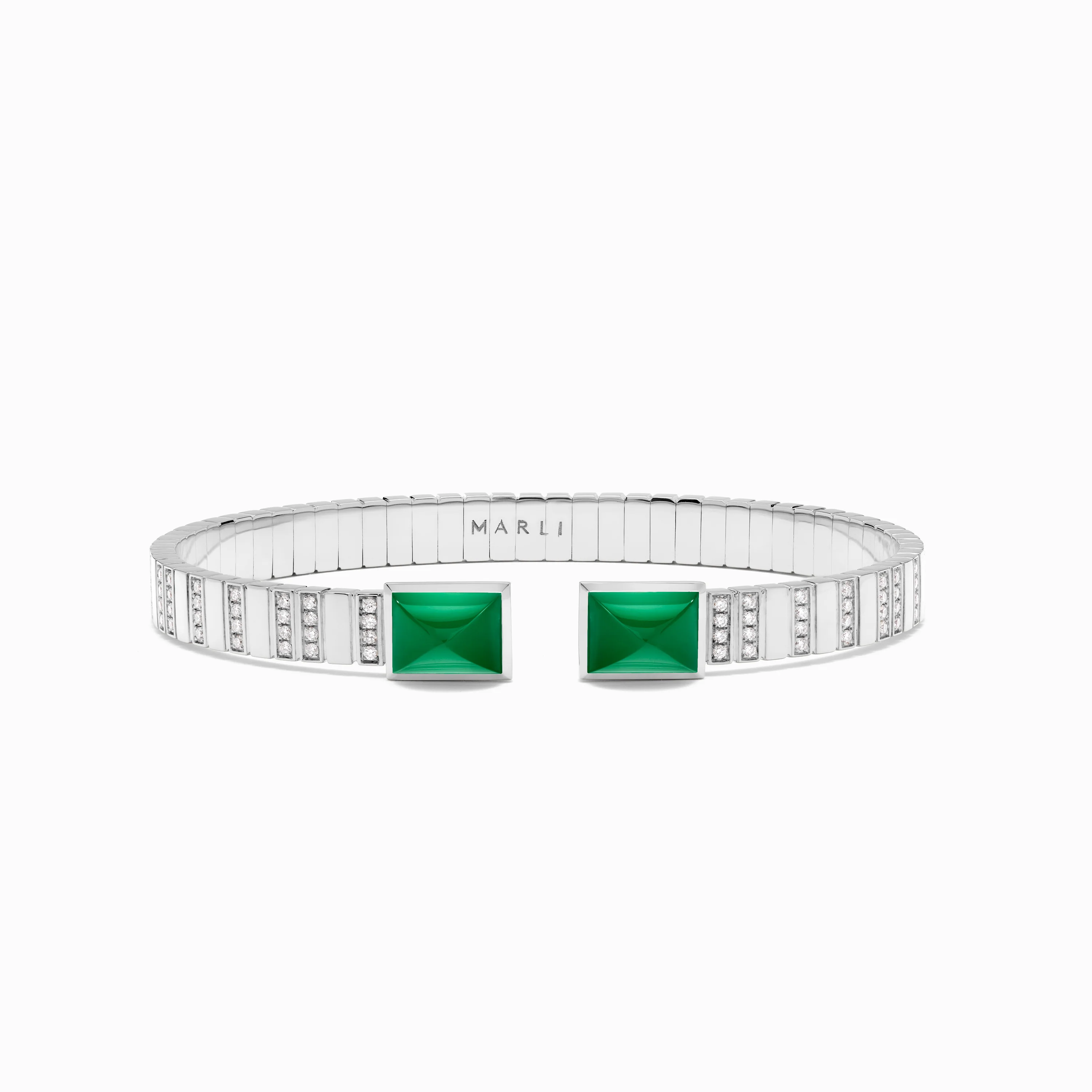 Cleo 2 Link Diamond Slip-On Bracelet - Image 10