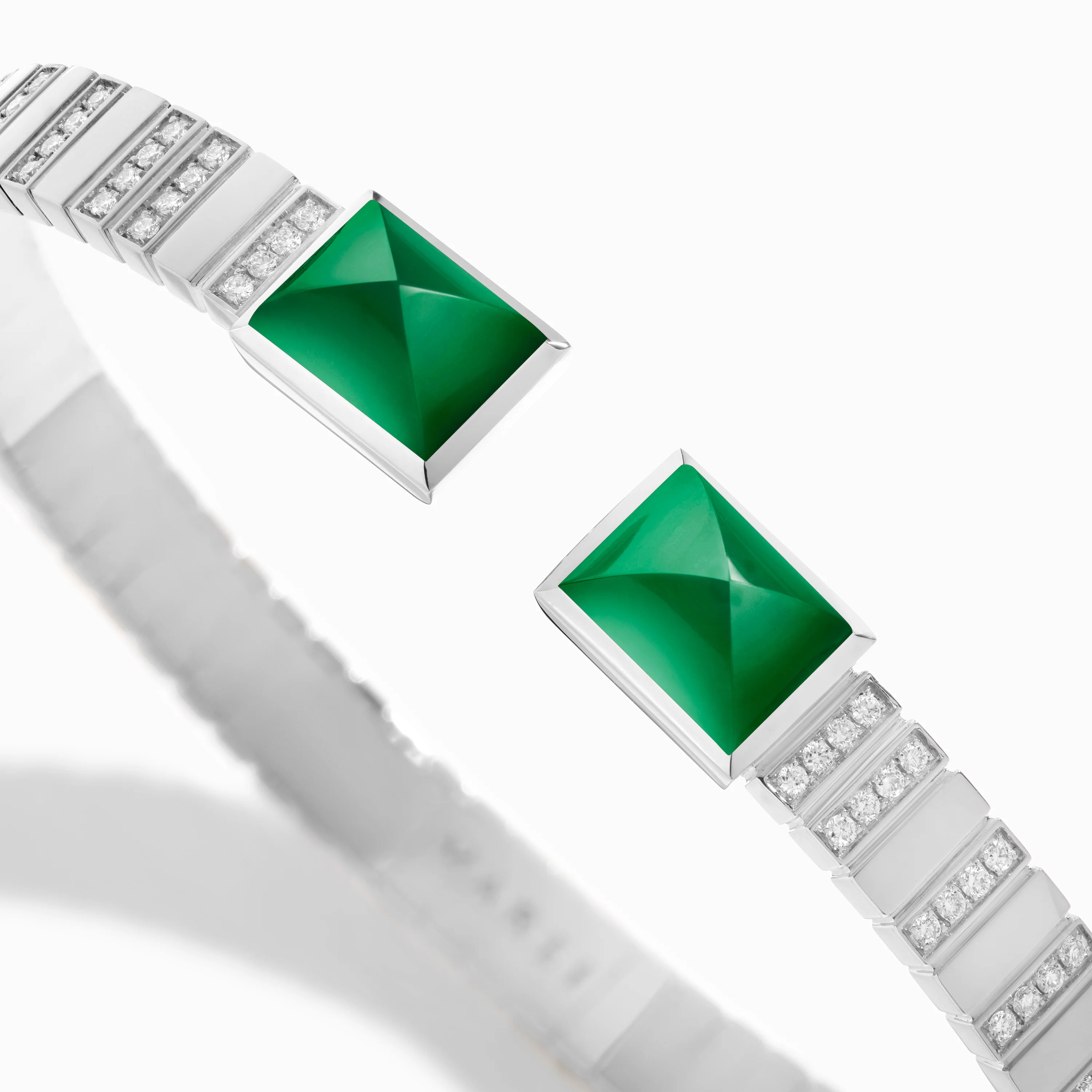 Cleo 2 Link Diamond Slip-On Bracelet - Image 11