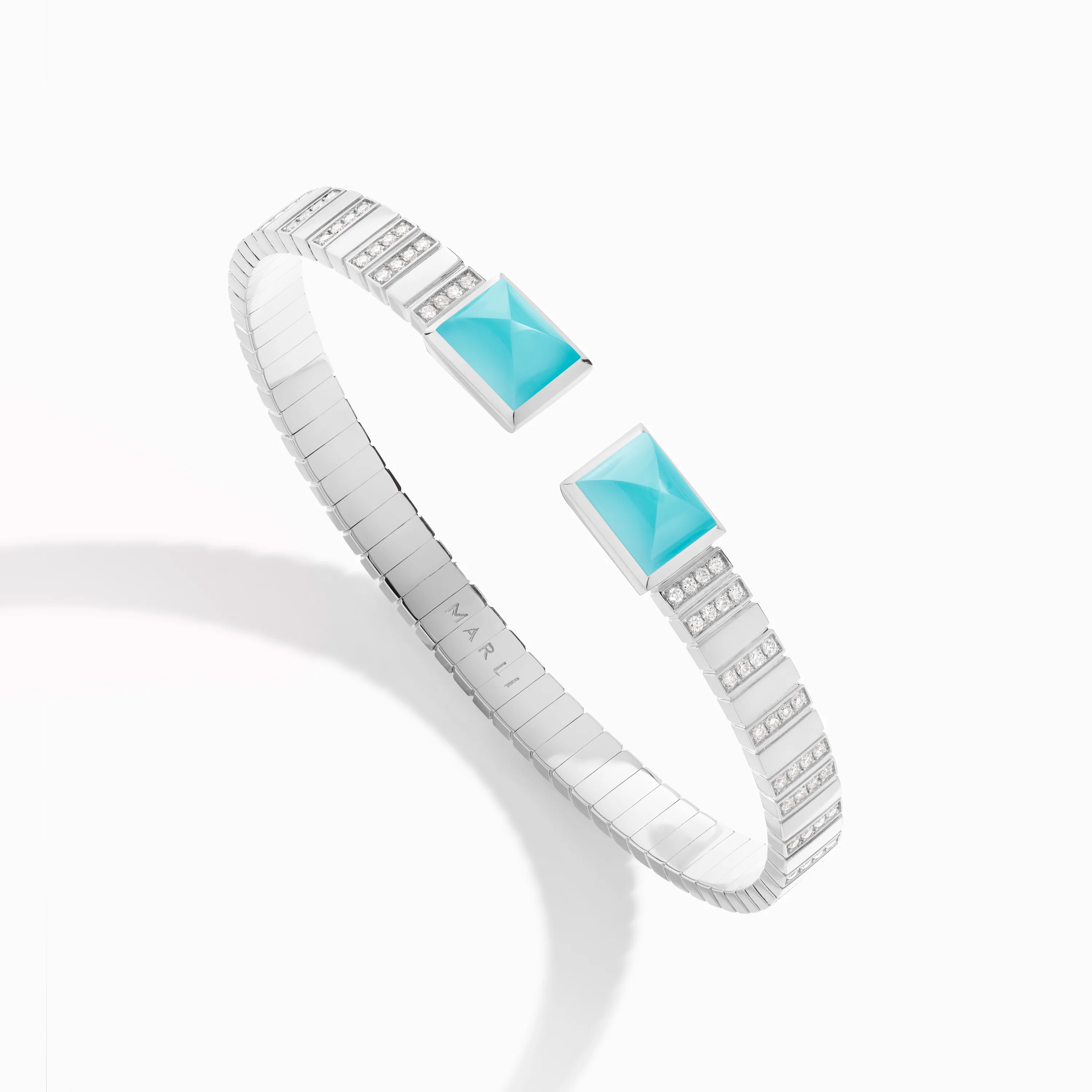Cleo 2 Link Diamond Slip-On Bracelet - Image 13