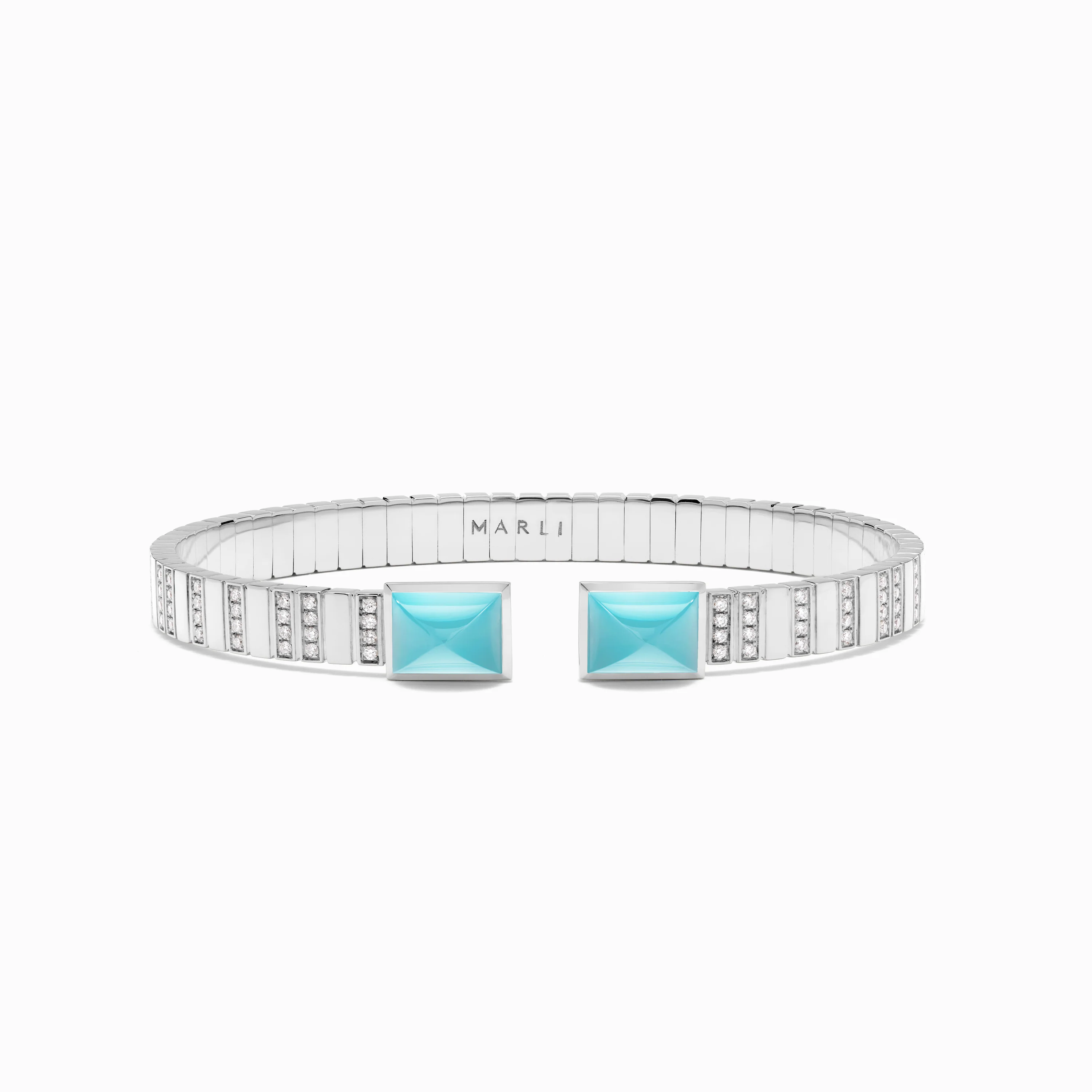 Cleo 2 Link Diamond Slip-On Bracelet - Image 14