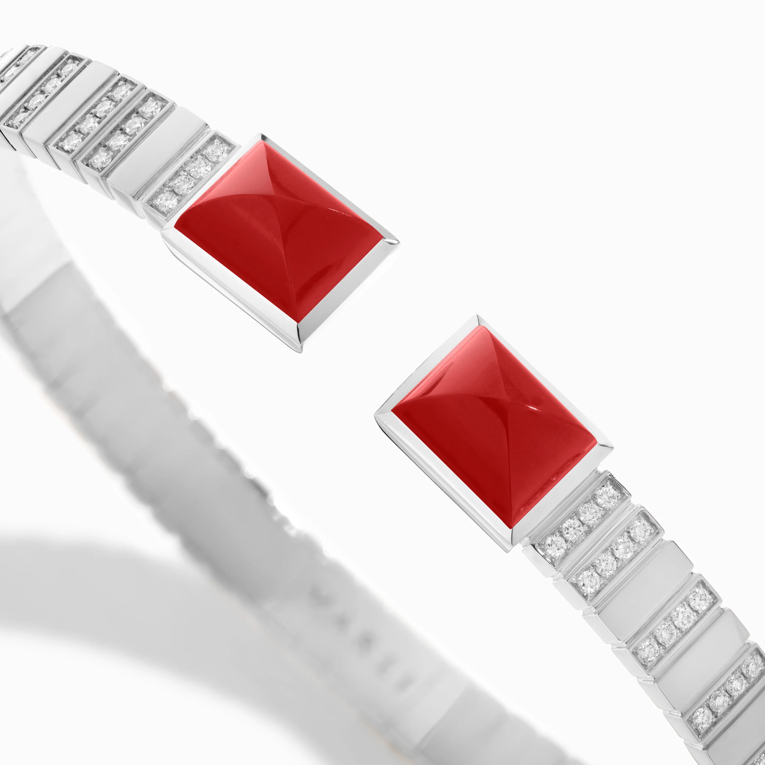 Cleo 2 Link Diamond Slip-On Bracelet - Image 3