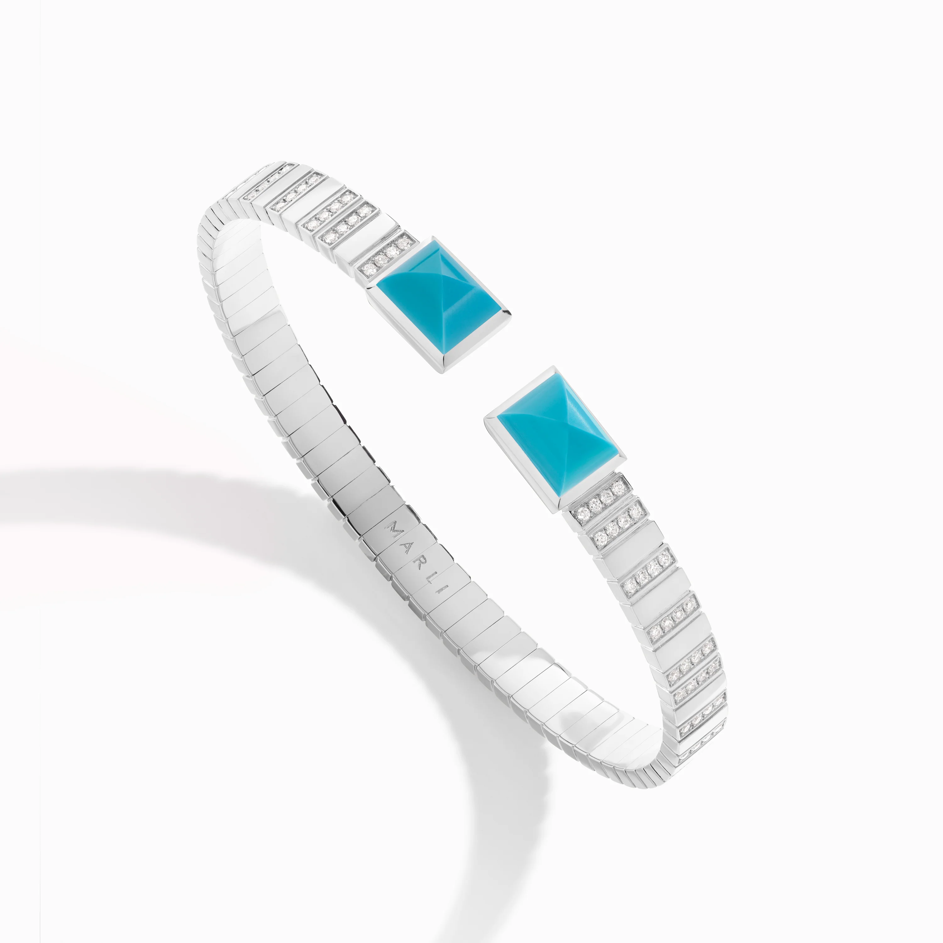 Cleo 2 Link Diamond Slip-On Bracelet - Image 5