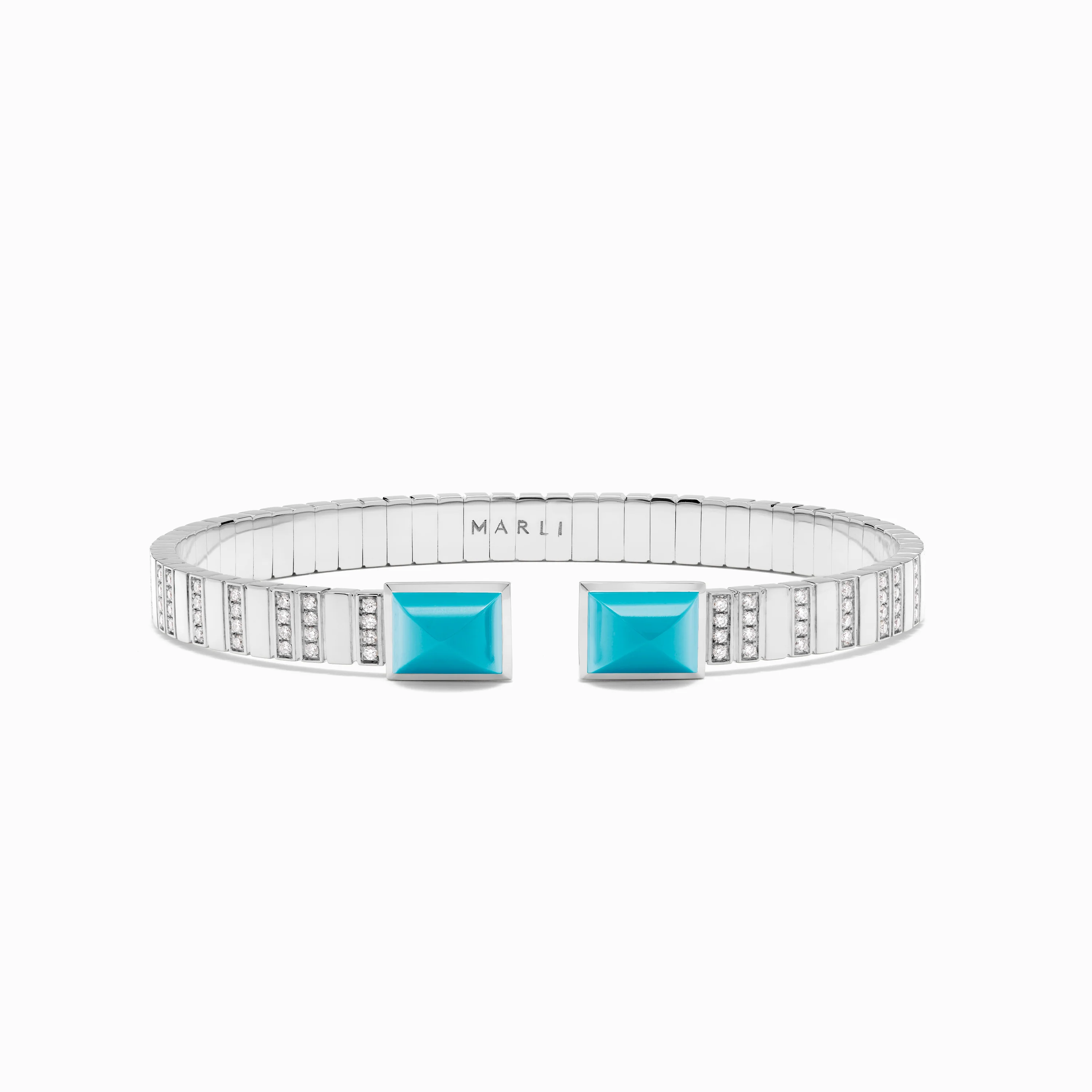 Cleo 2 Link Diamond Slip-On Bracelet - Image 6