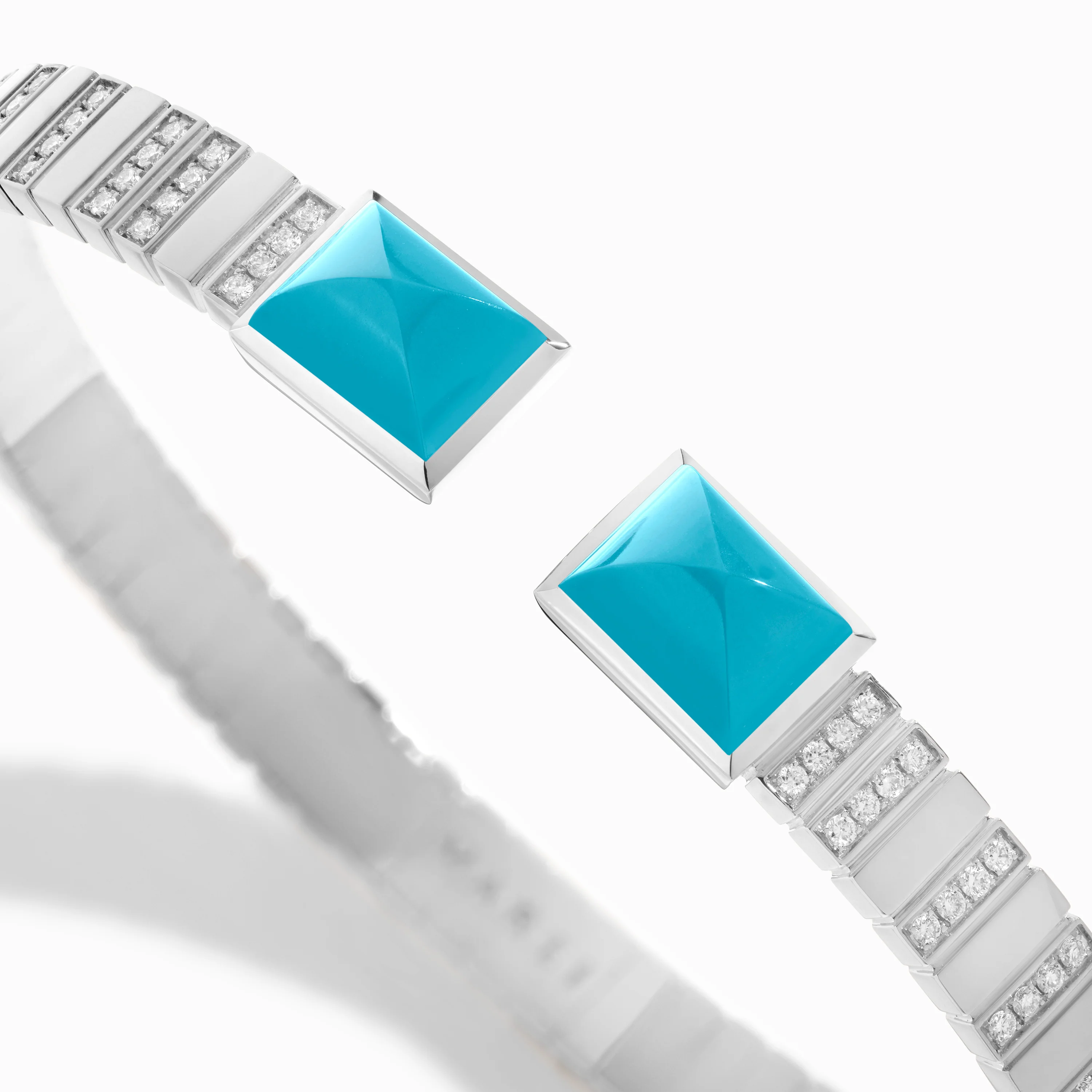 Cleo 2 Link Diamond Slip-On Bracelet - Image 7