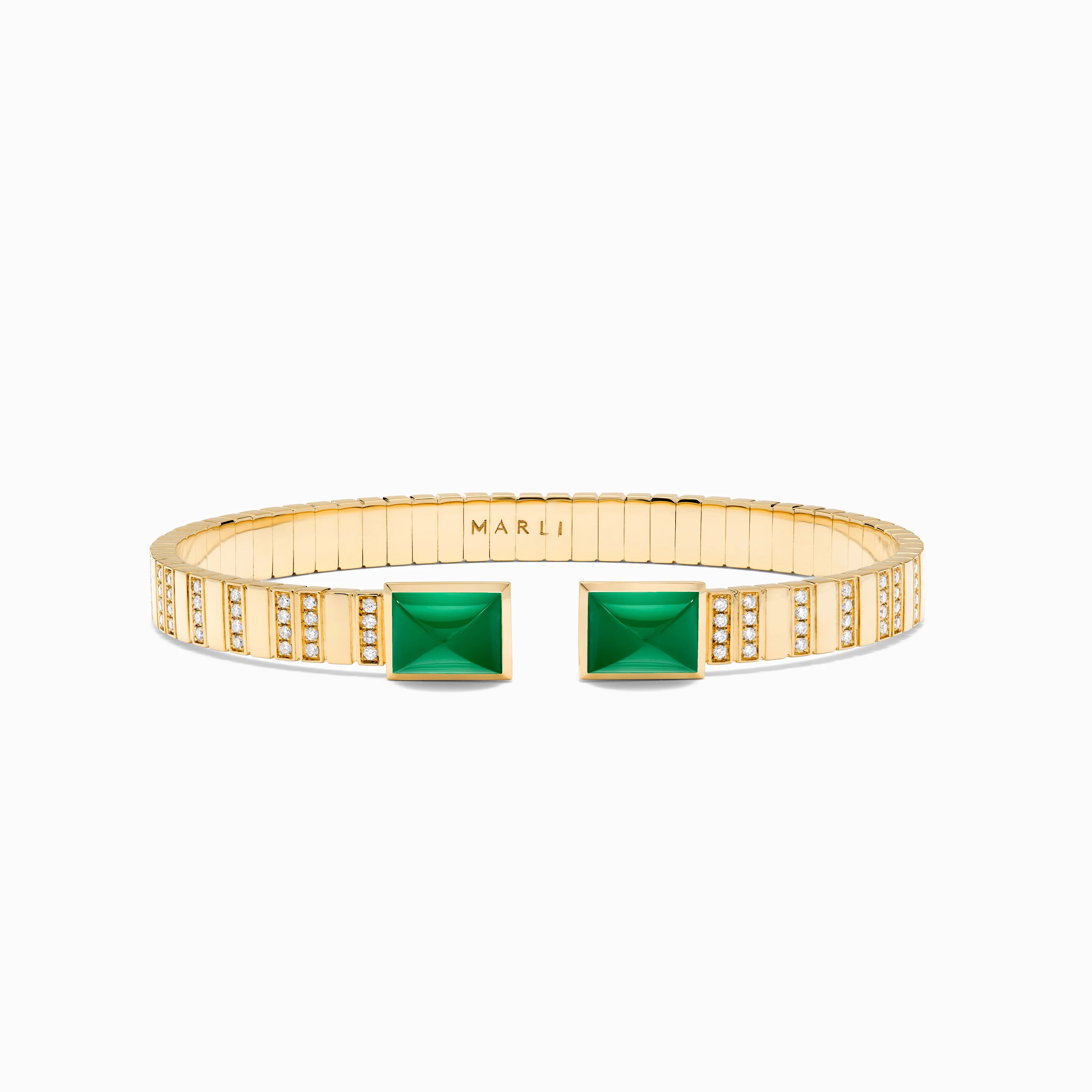 Cleo 2 Link Diamond Slip-On Bracelet - Image 10