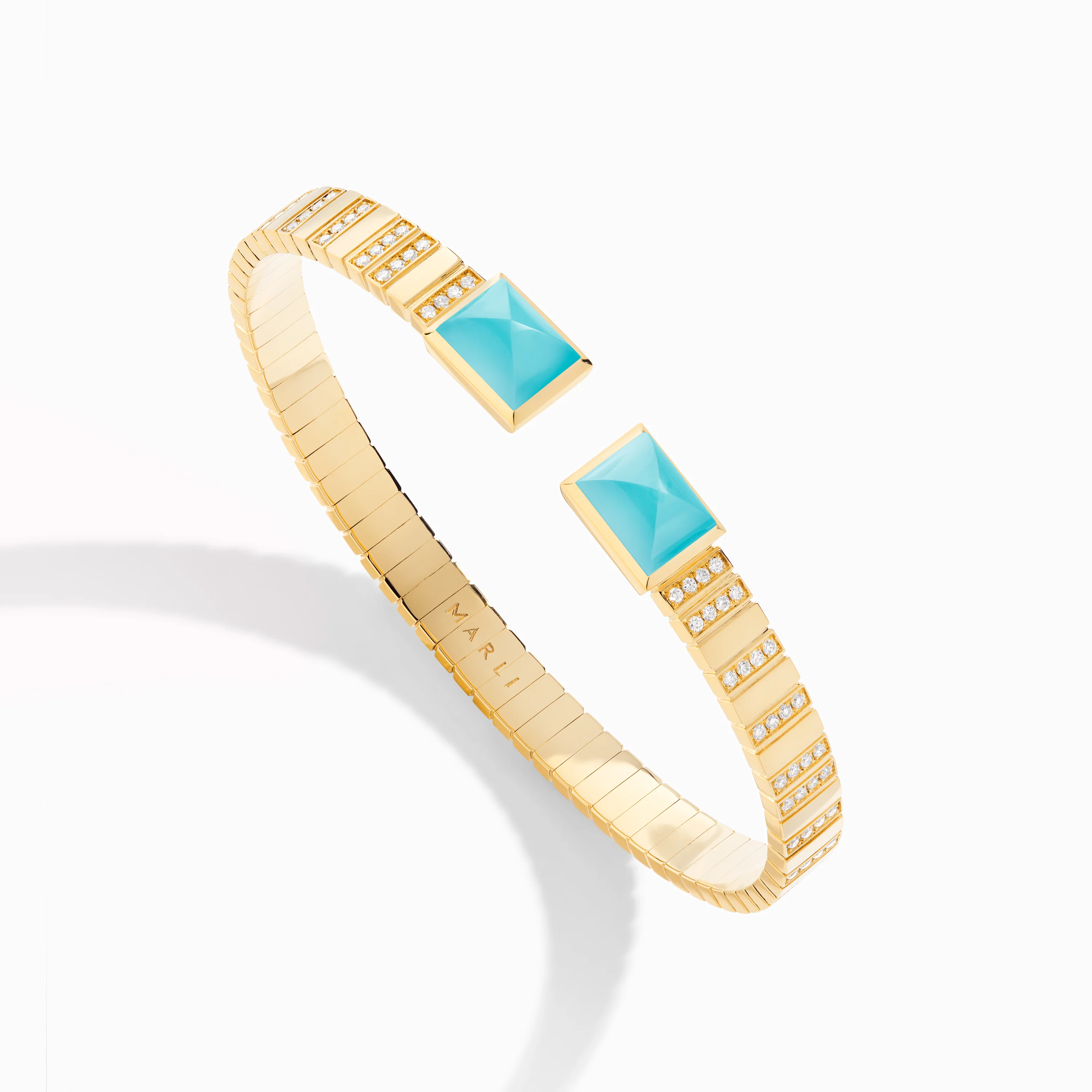 Cleo 2 Link Diamond Slip-On Bracelet - Image 13