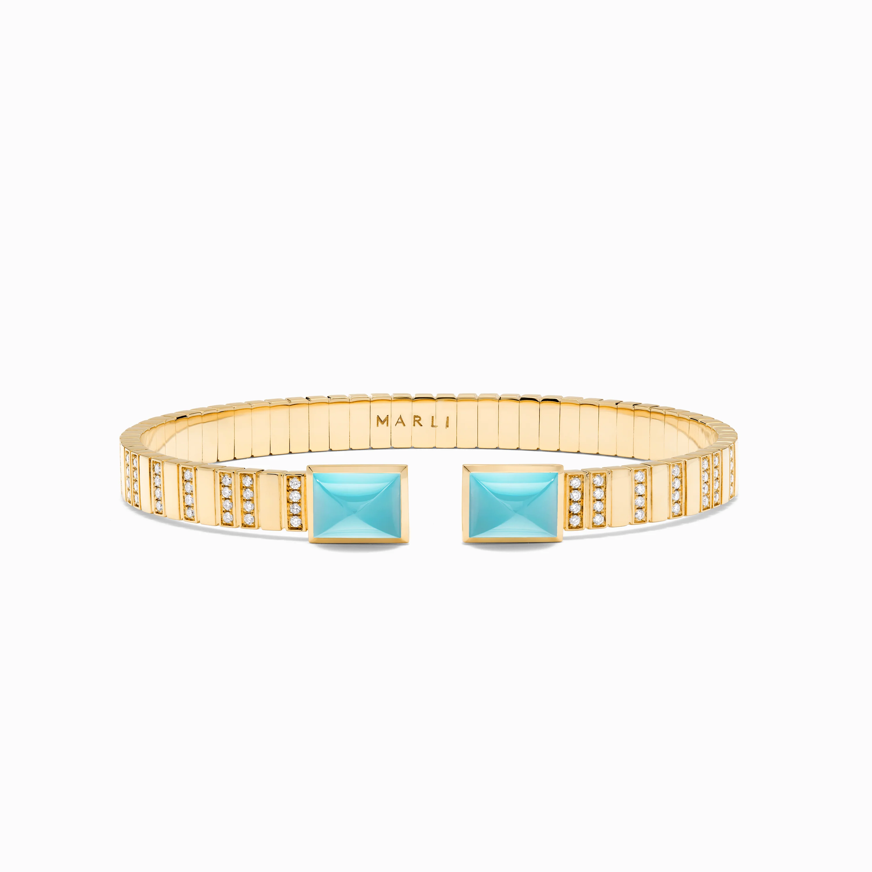 Cleo 2 Link Diamond Slip-On Bracelet - Image 14