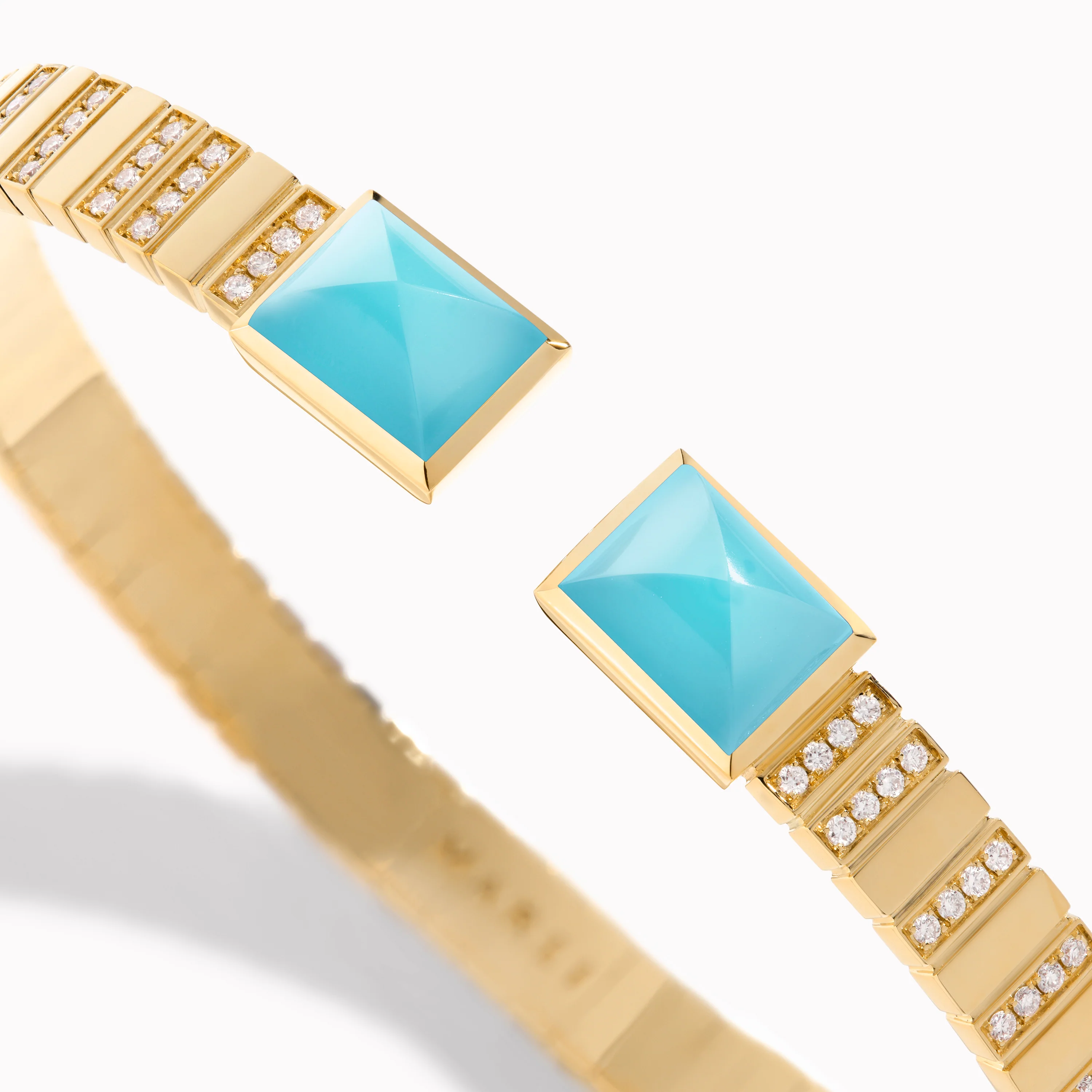 Cleo 2 Link Diamond Slip-On Bracelet - Image 15