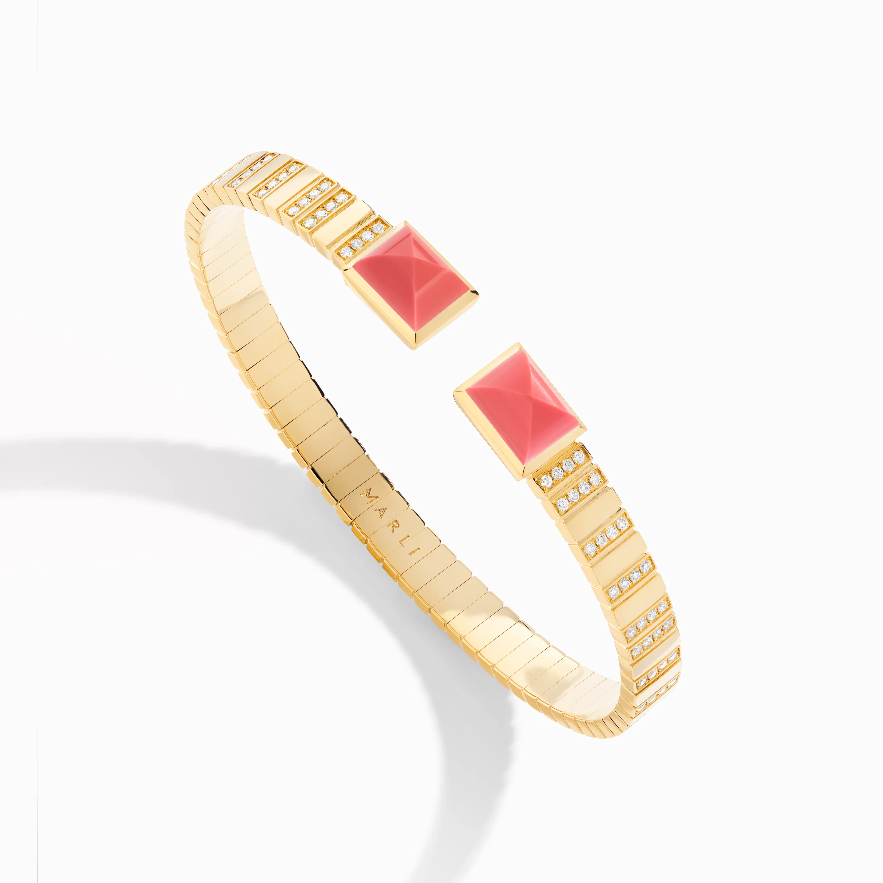 Cleo 2 Link Diamond Slip-On Bracelet - Image 29