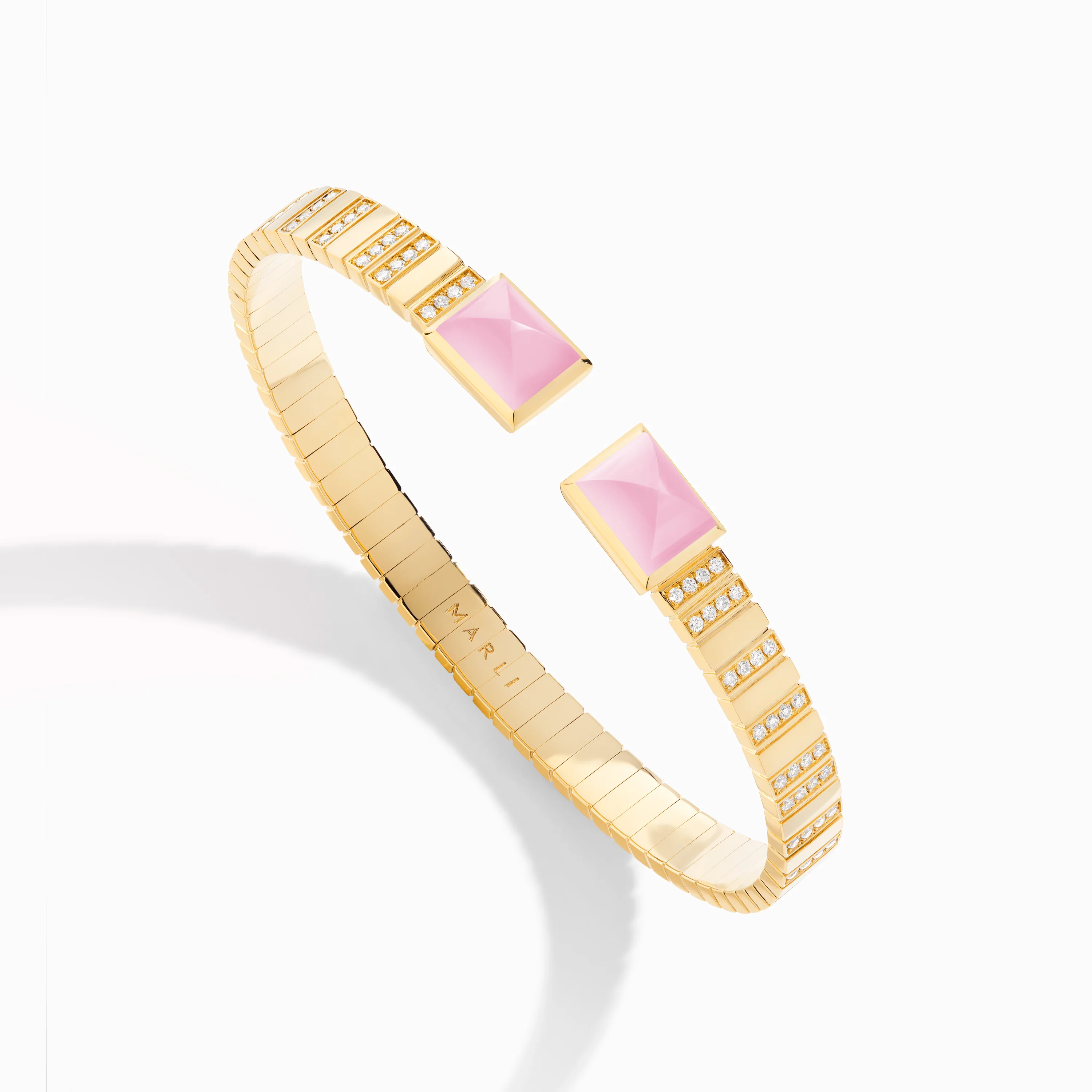 Cleo 2 Link Diamond Slip-On Bracelet - Image 33