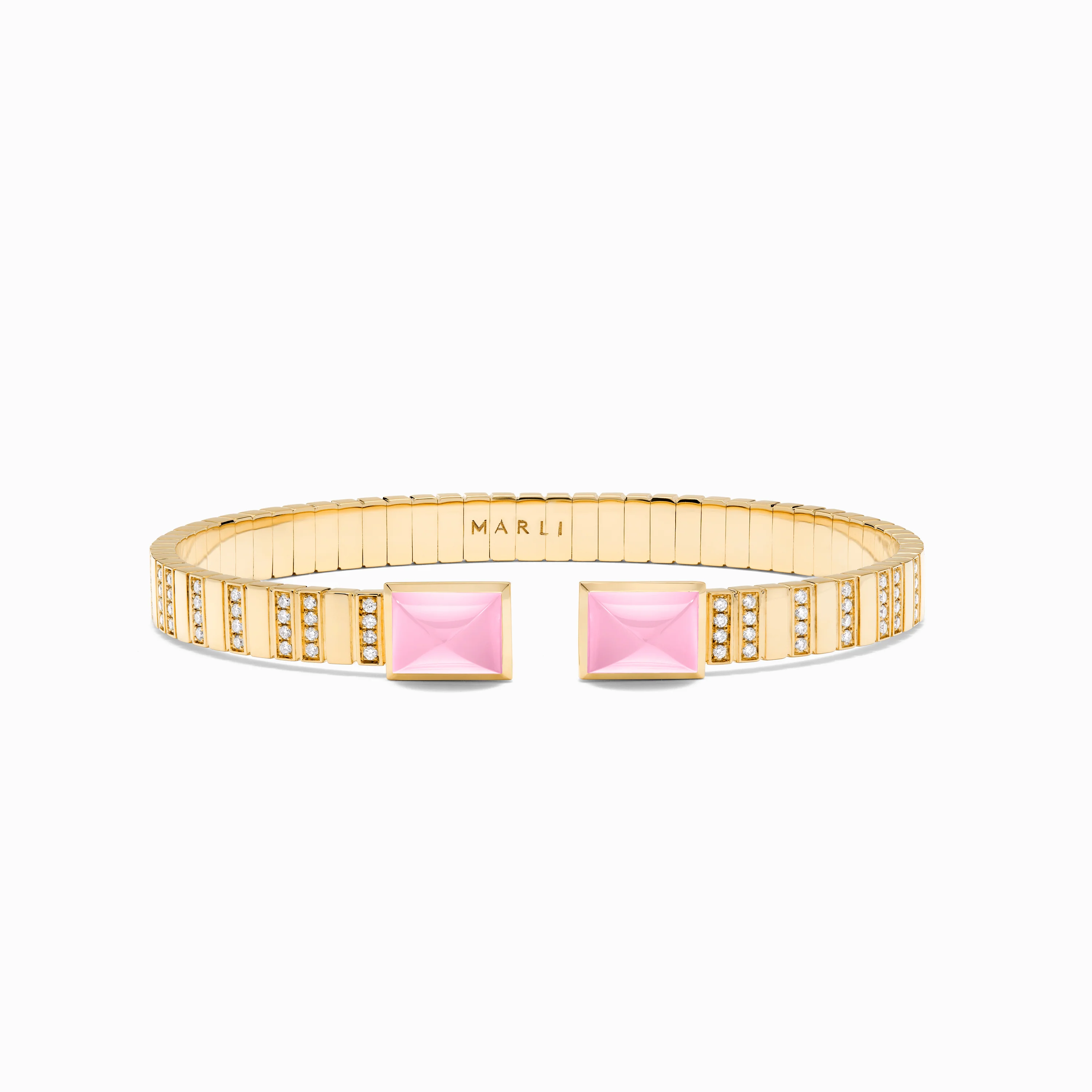 Cleo 2 Link Diamond Slip-On Bracelet - Image 34