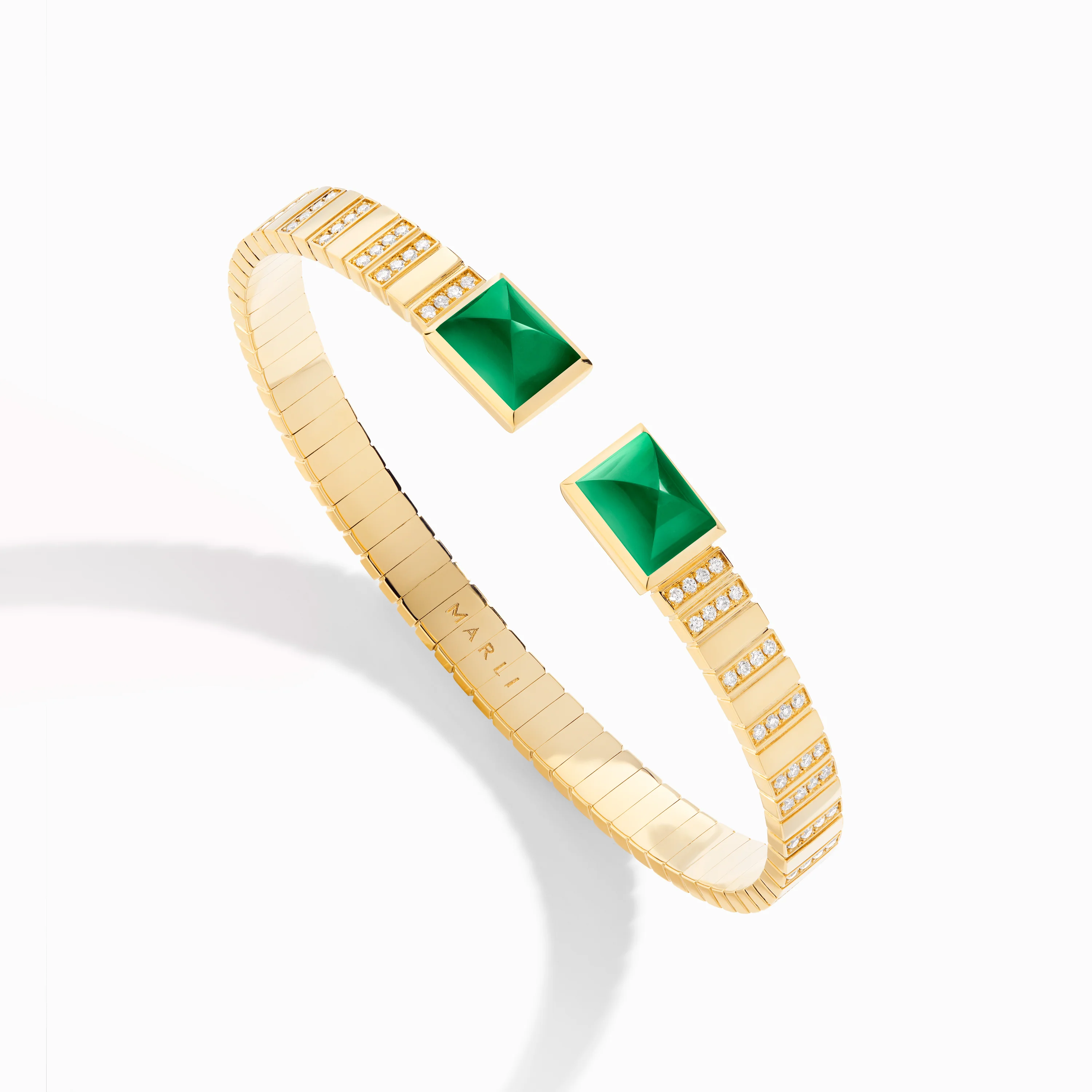 Cleo 2 Link Diamond Slip-On Bracelet - Image 9
