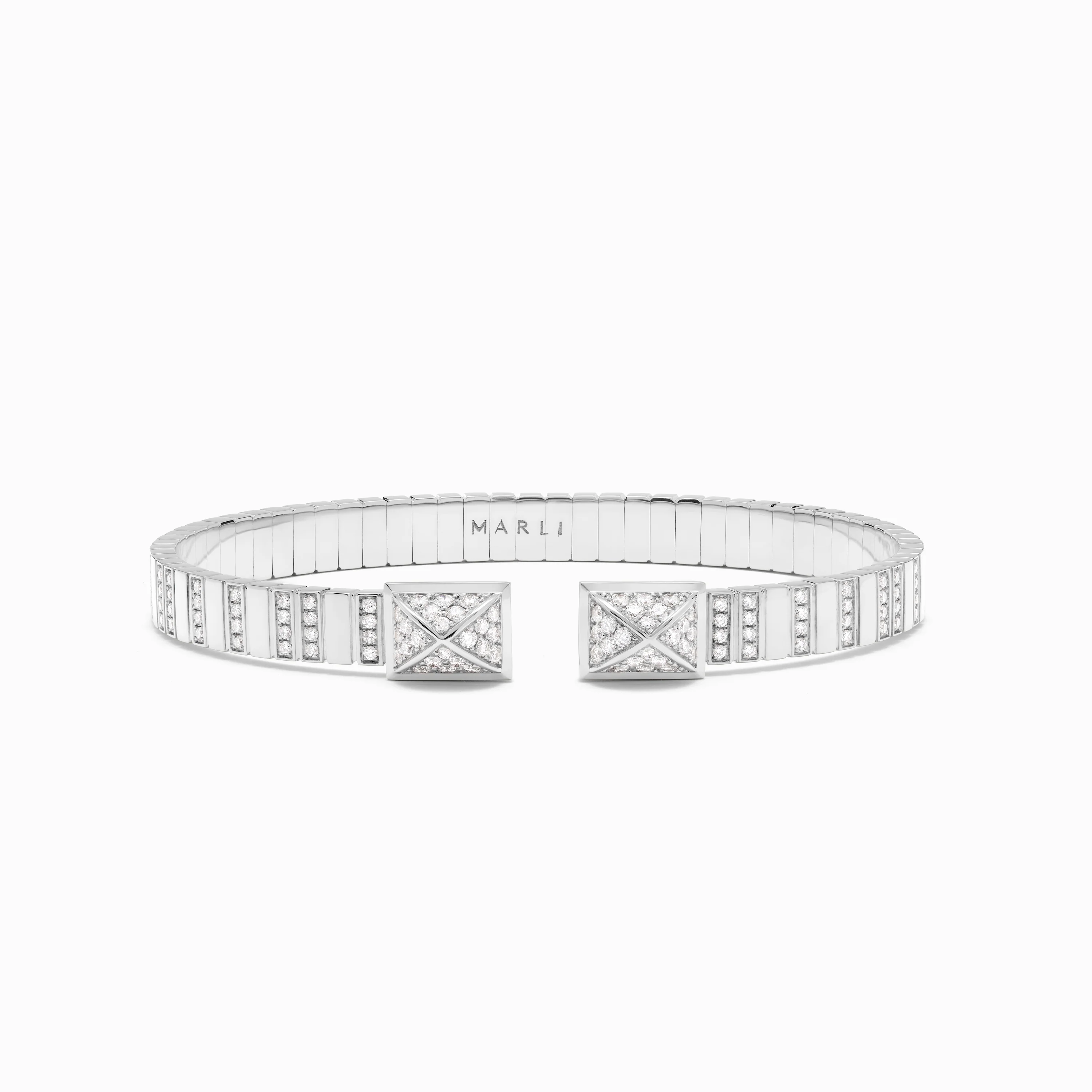 Cleo 2 Link Full Diamond Slip-On Bracelet - Image 2