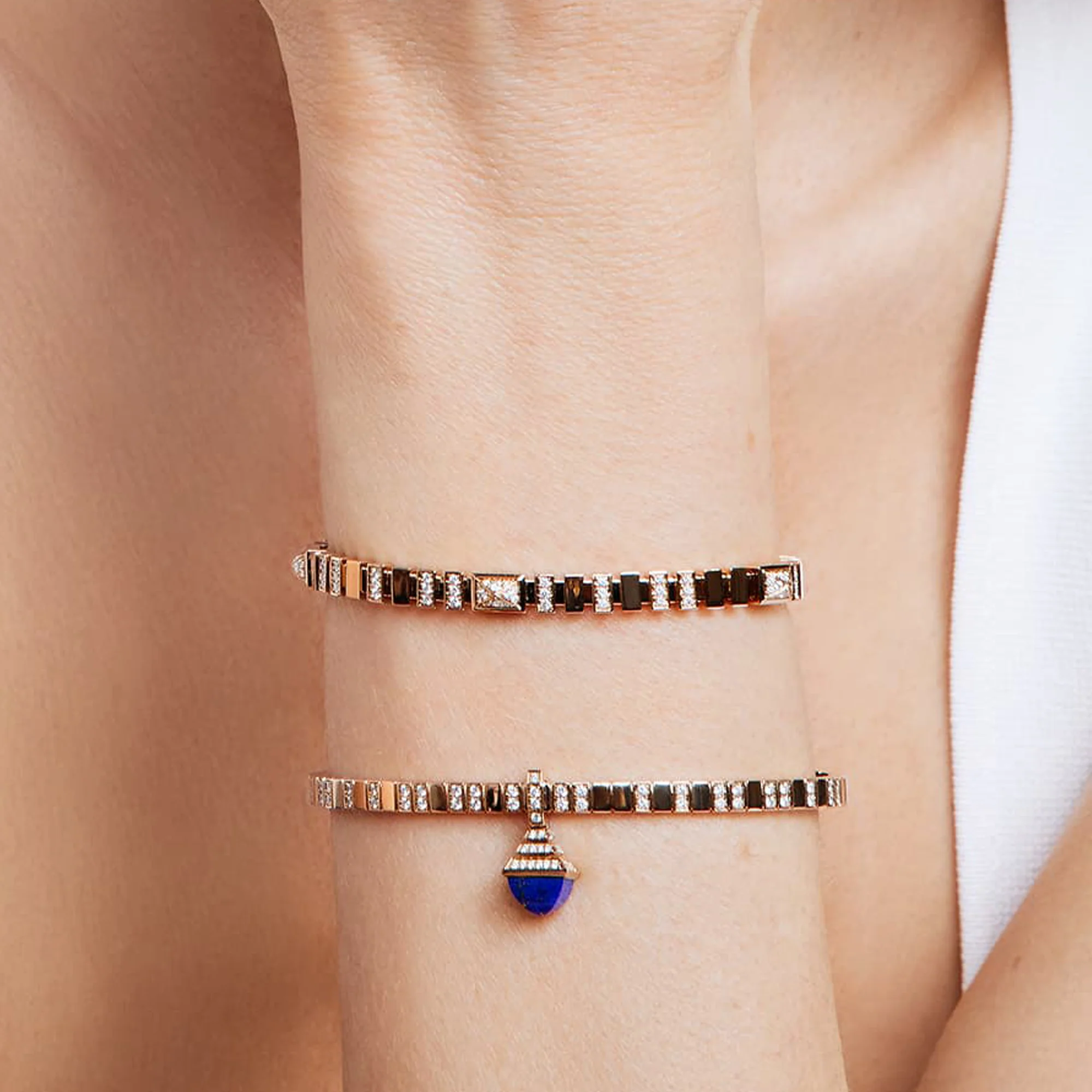 Cleo Charm Diamond Bracelet - Image 5
