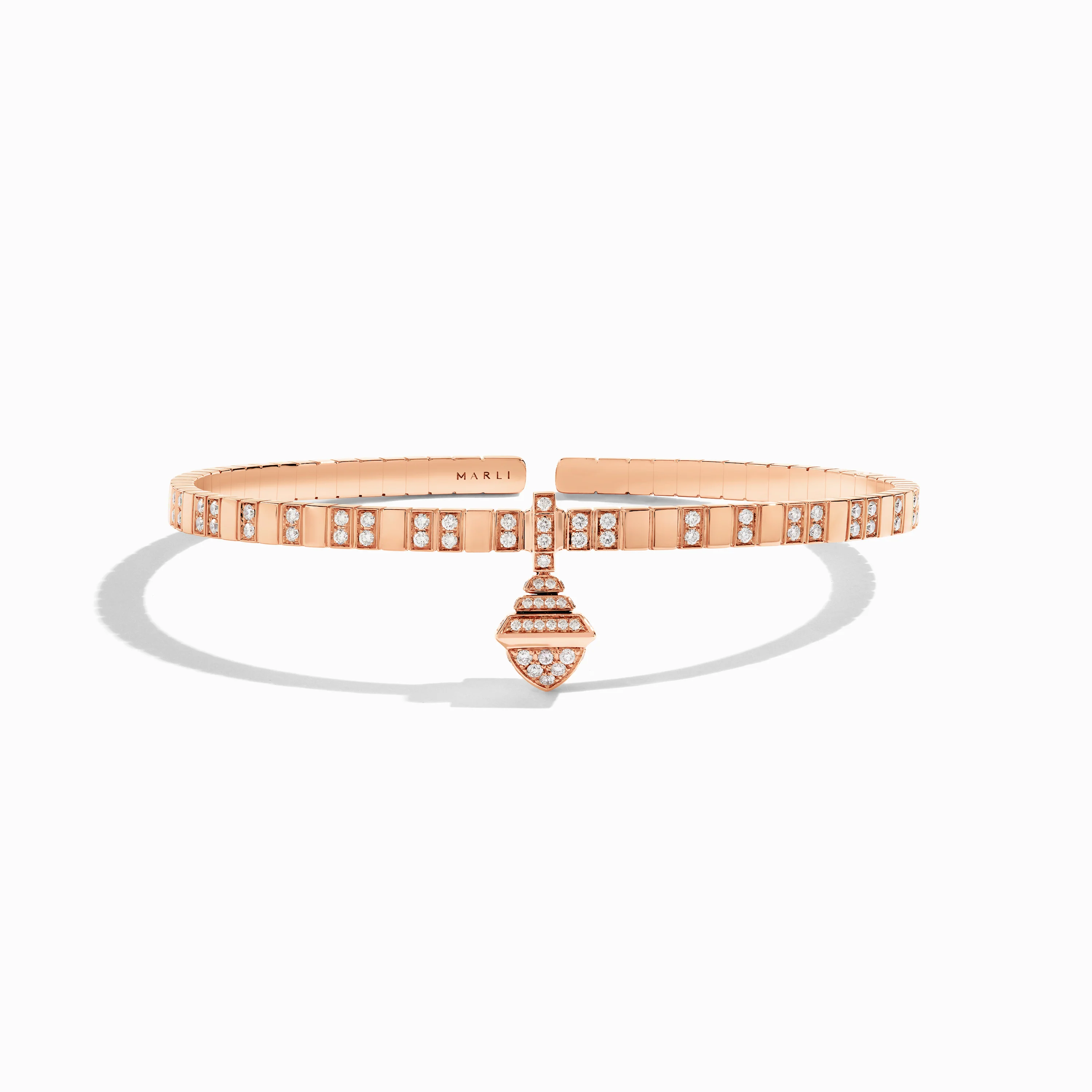 Cleo Charm Full Diamond Bracelet - Image 2