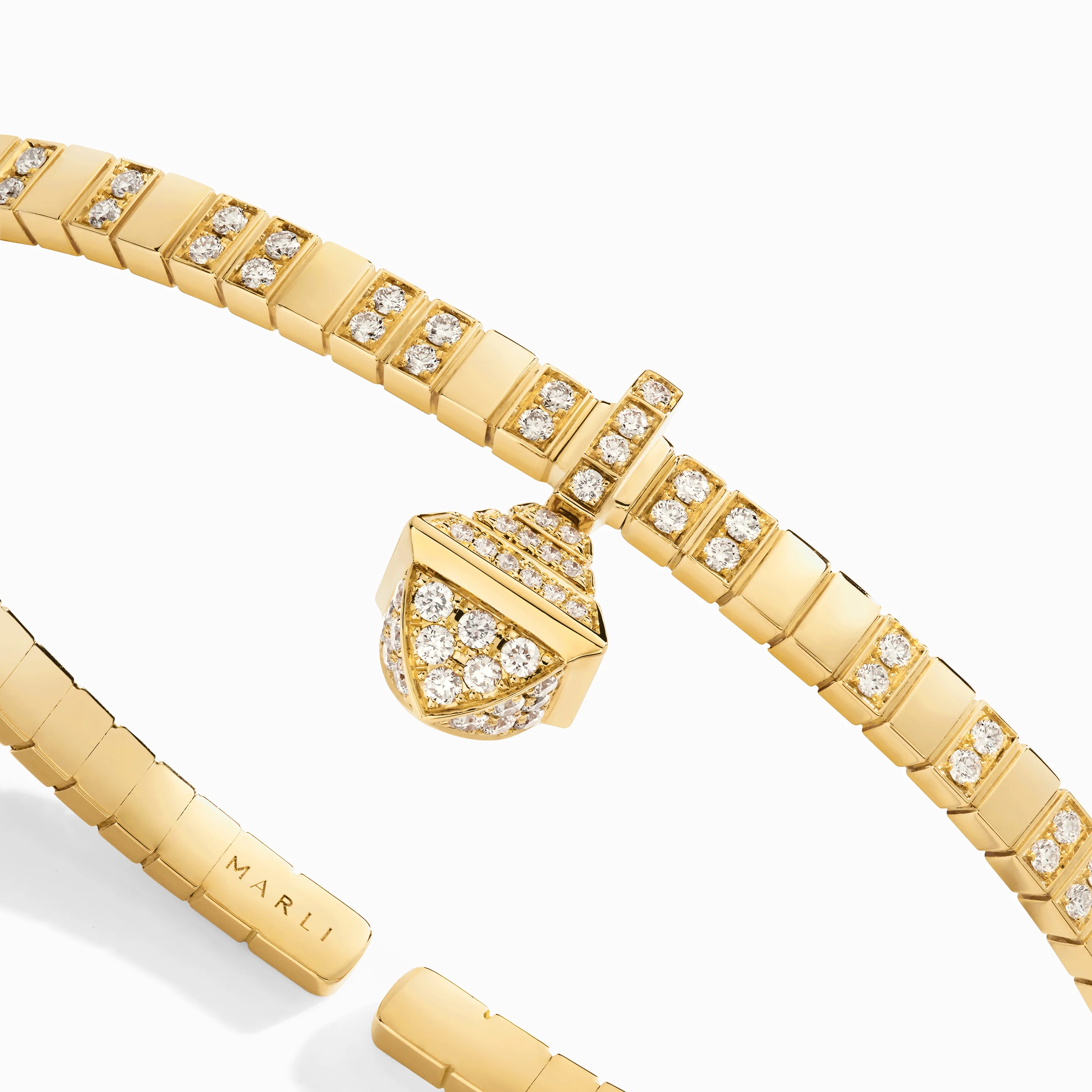 Cleo Charm Full Diamond Bracelet - Image 3