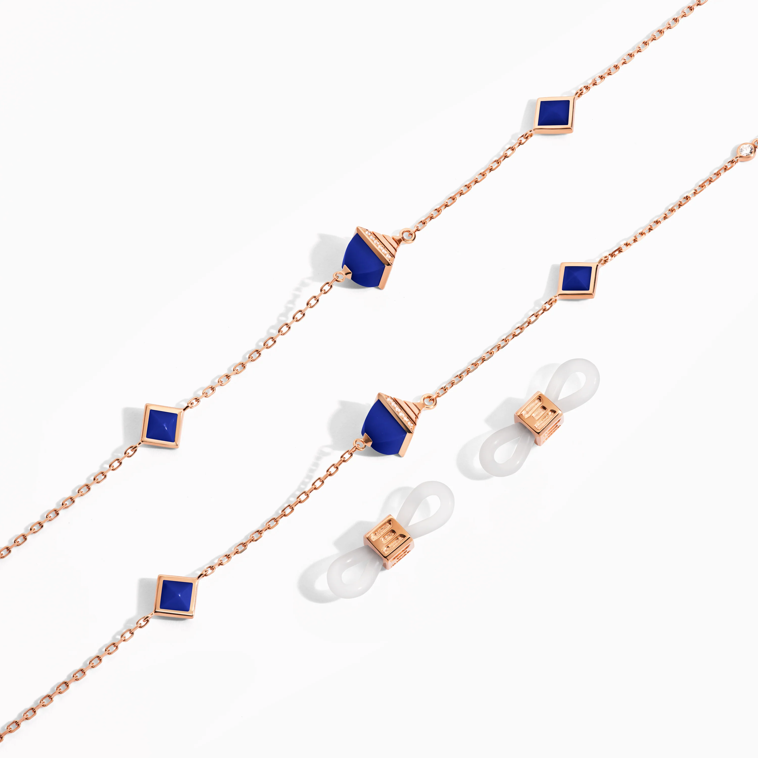 Cleo Convertible Long Necklace / Eye Glass Chain - Image 10