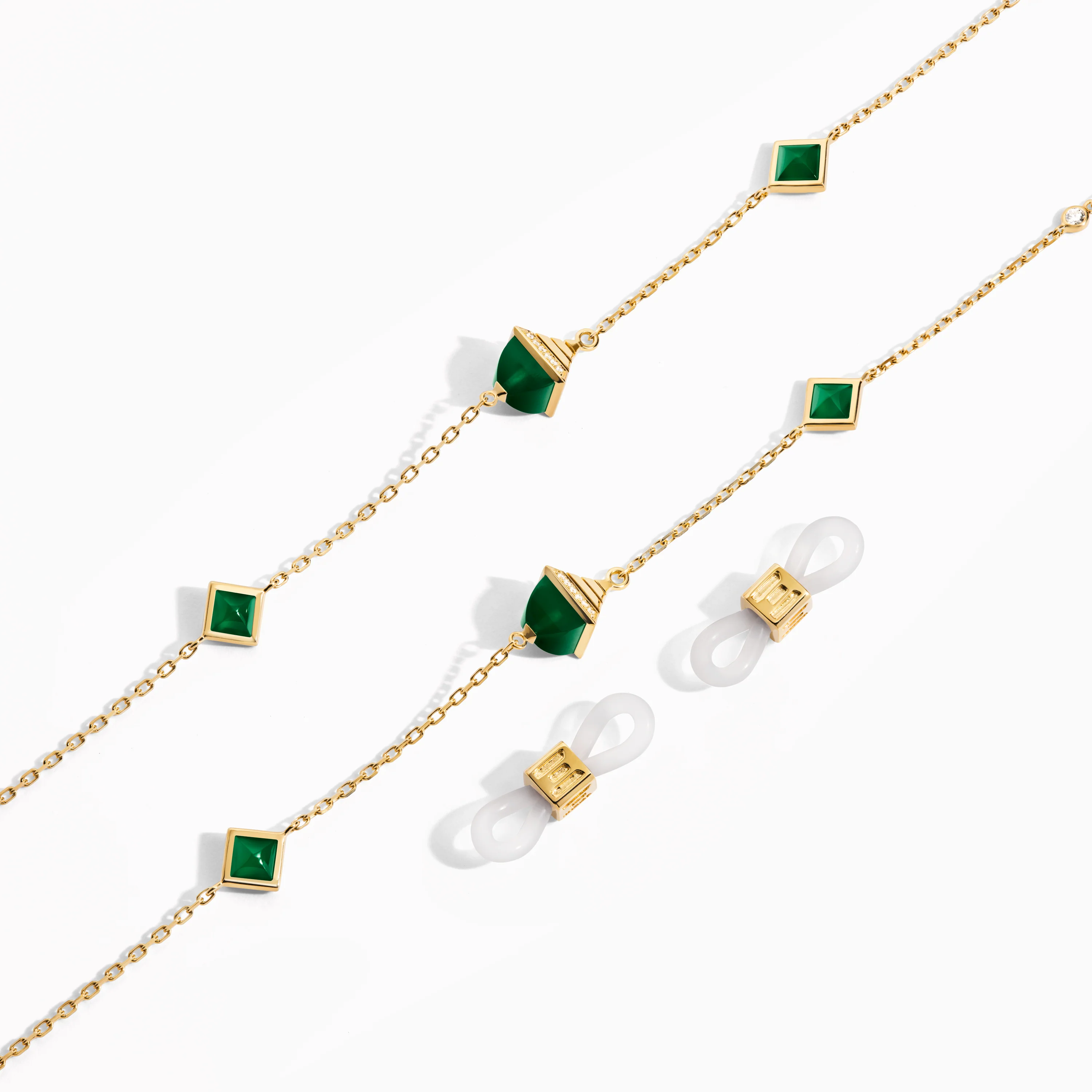 Cleo Convertible Long Necklace / Eye Glass Chain - Image 10